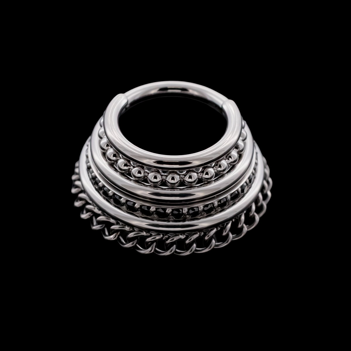 Damien - Hinged Ring - Khrysos Jewelry
