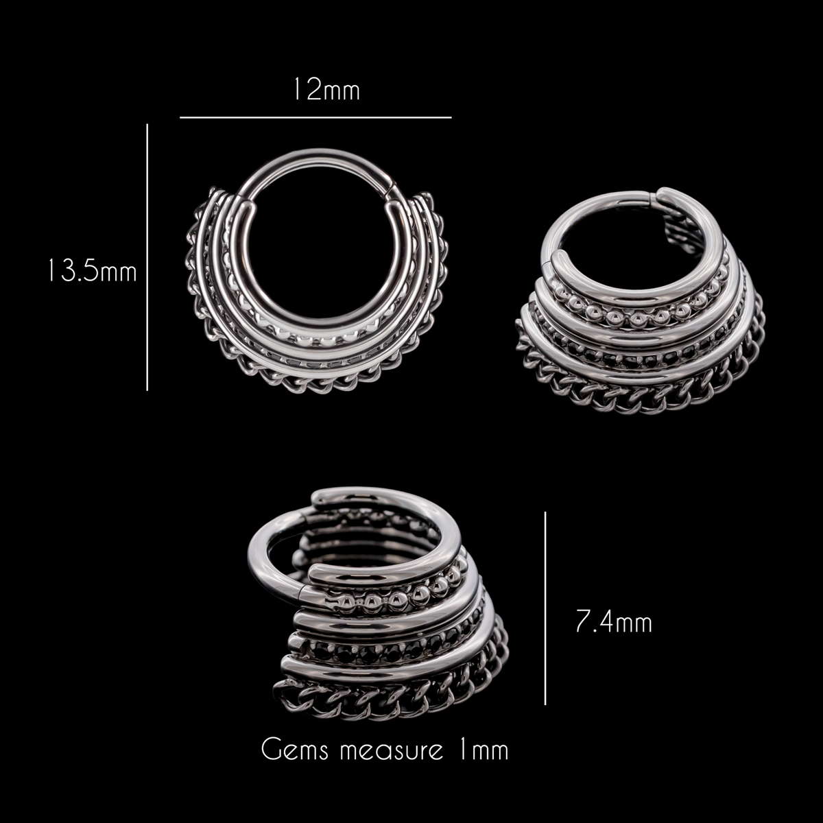 Damien - Hinged Ring - Khrysos Jewelry