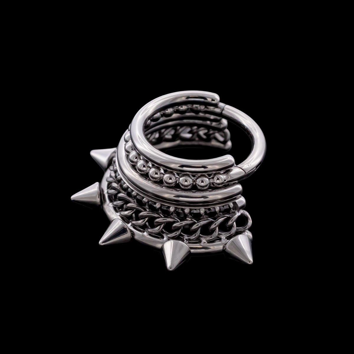 Nesta - Hinged Ring - Khrysos Jewelry
