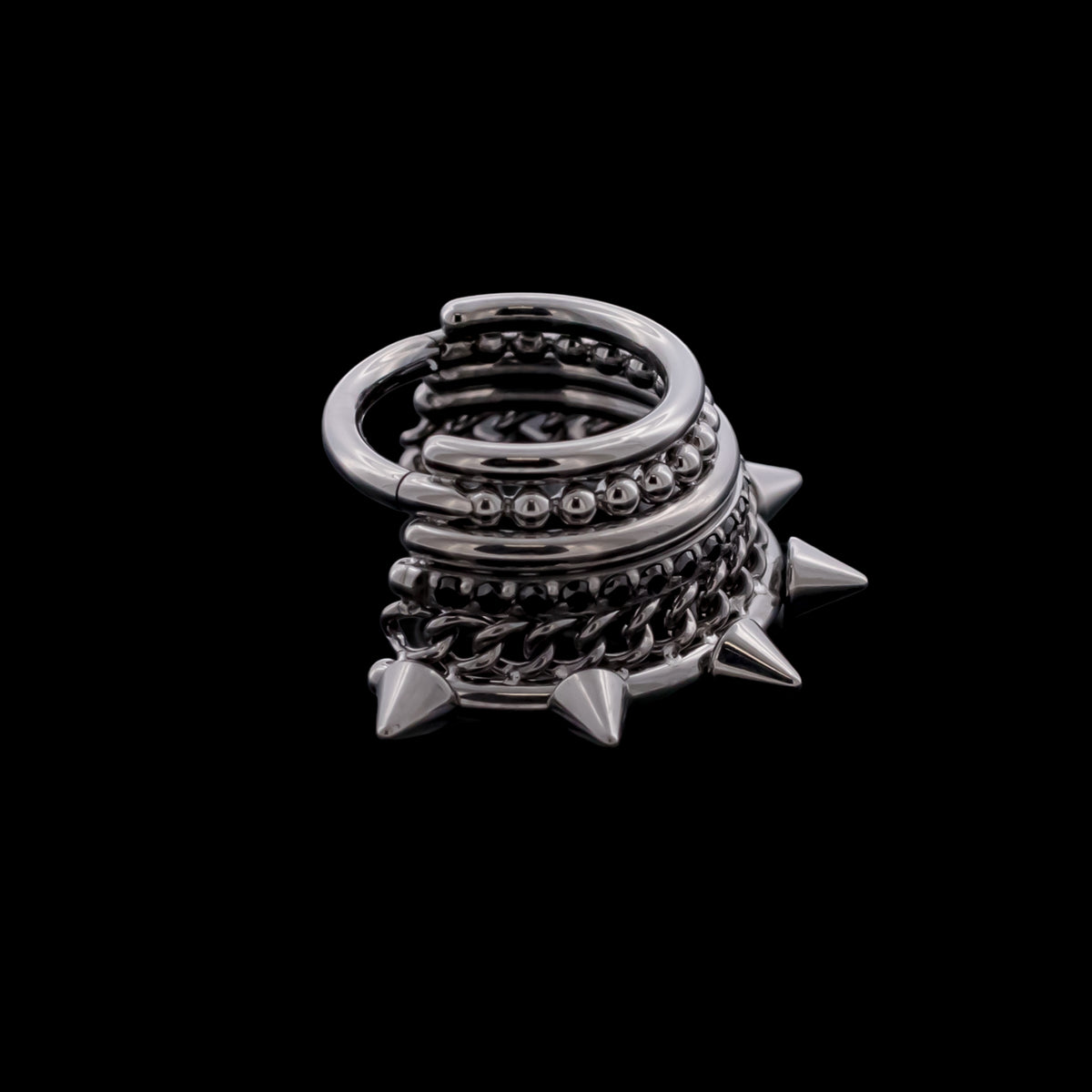 Nesta - Hinged Ring - Khrysos Jewelry