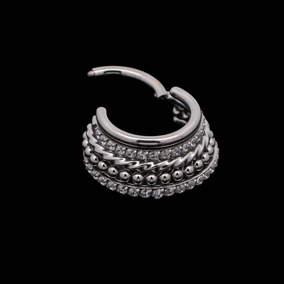 Xavier - Hinged Ring - Khrysos Jewelry