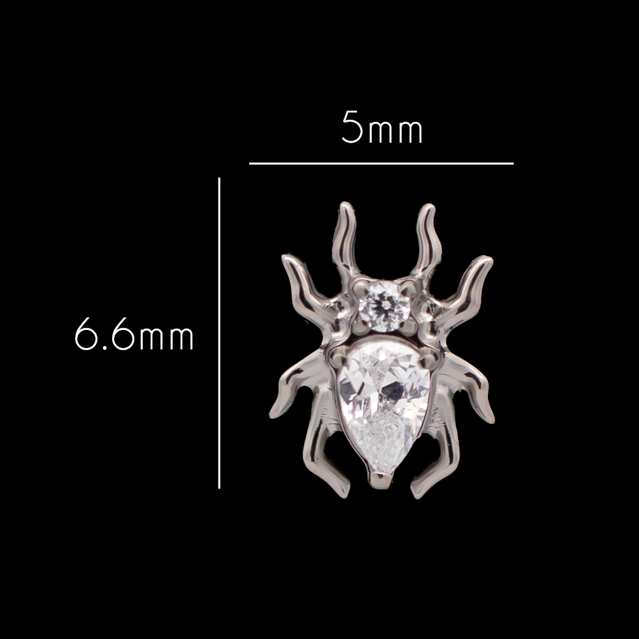 Nightspin - 16G Internally Threaded End - Khrysos Jewelry