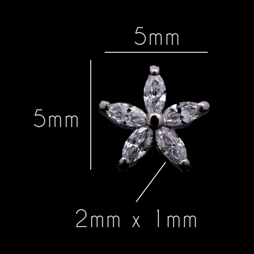 Aura - 16G Internally Threaded End - Khrysos Jewelry