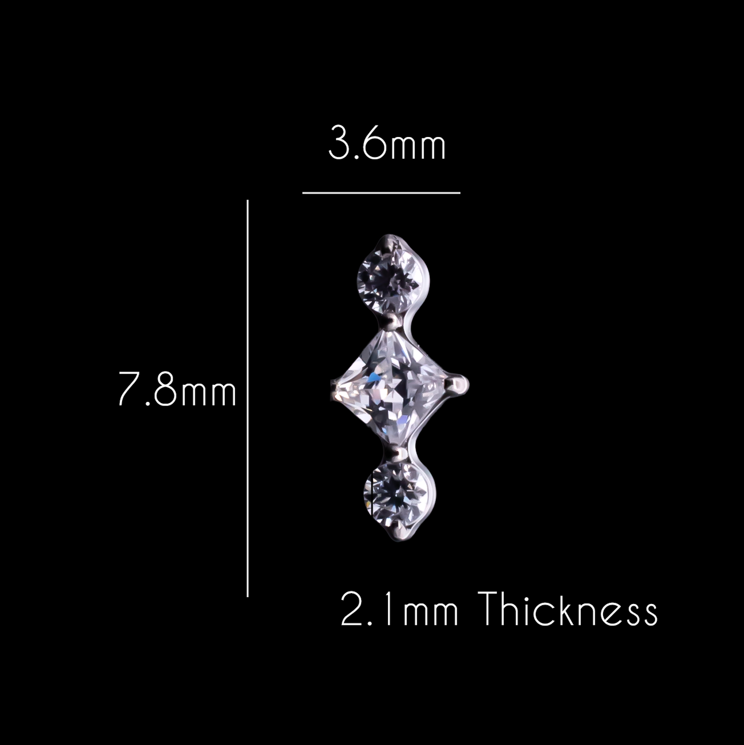 Margaux - 16G Internally Threaded End