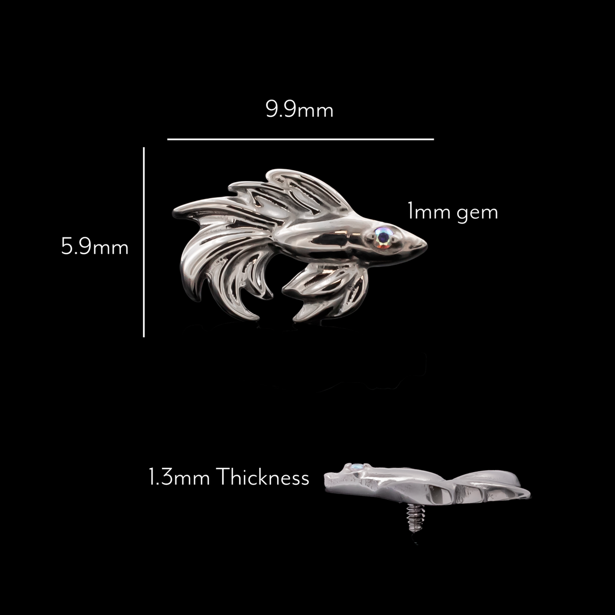 Finn - 16G Internally Threaded End - Khrysos Jewelry