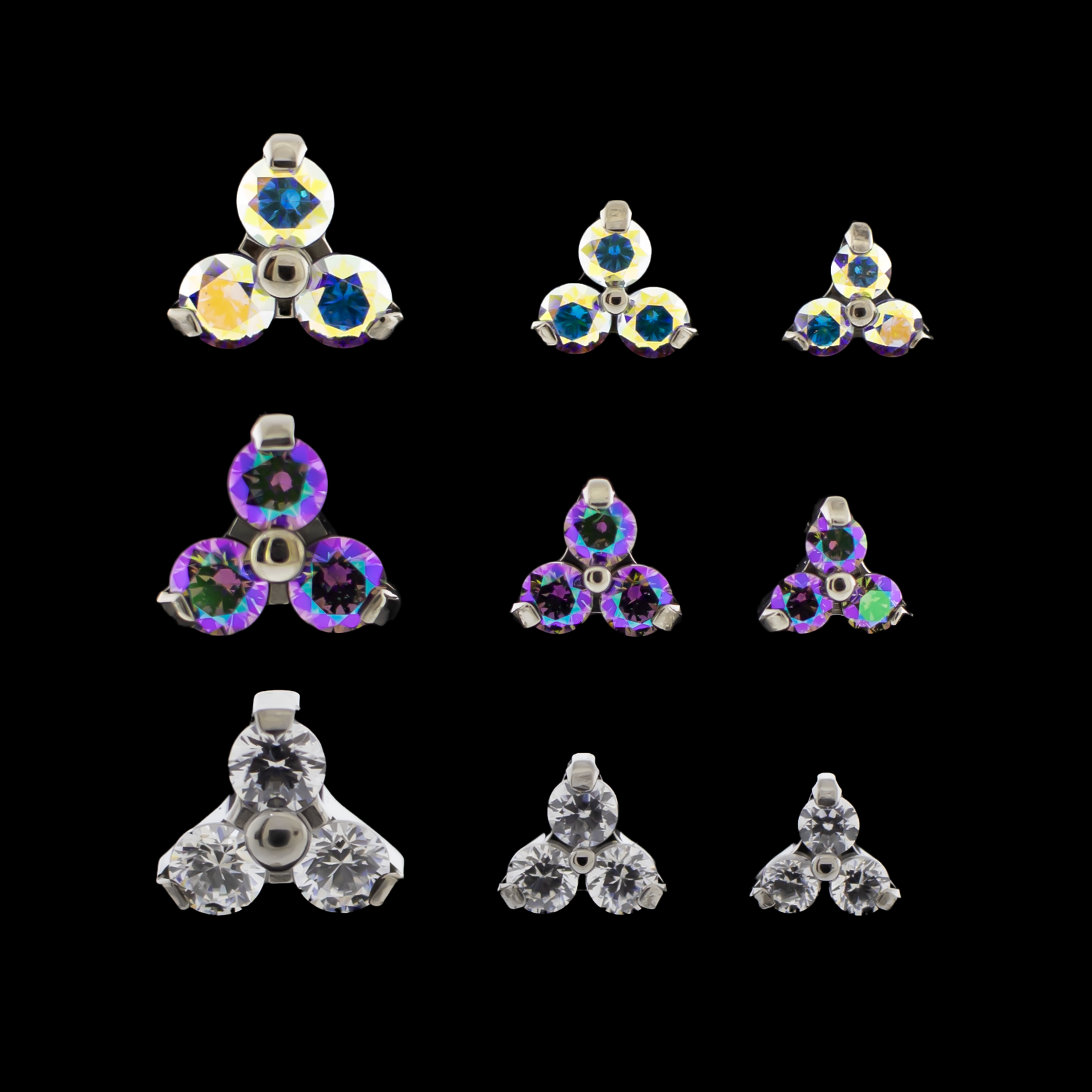 Trinity - Threadless Replacement End – Khrysos Jewelry