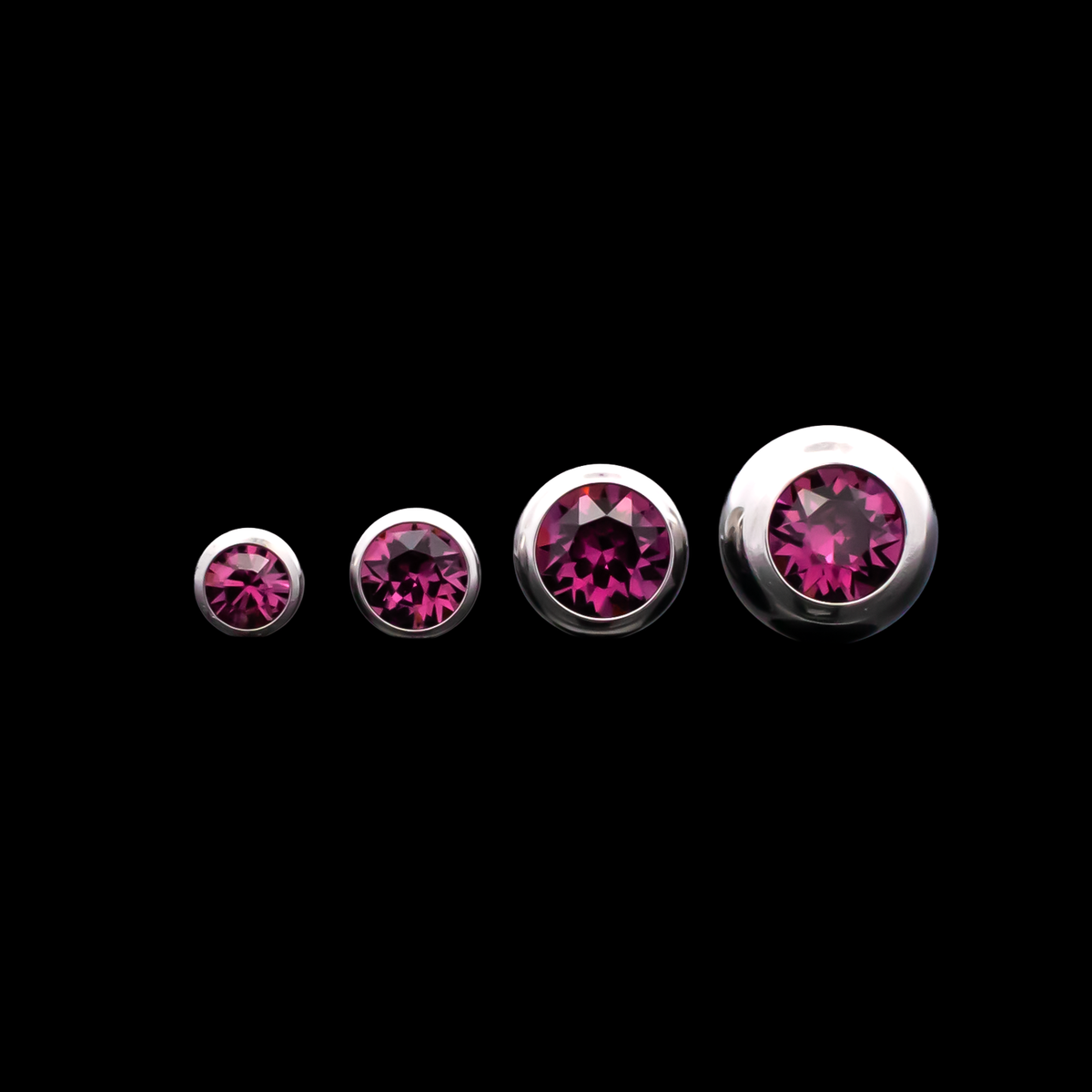 Milo – Threadless Crystal Ball End - Khrysos Jewelry
