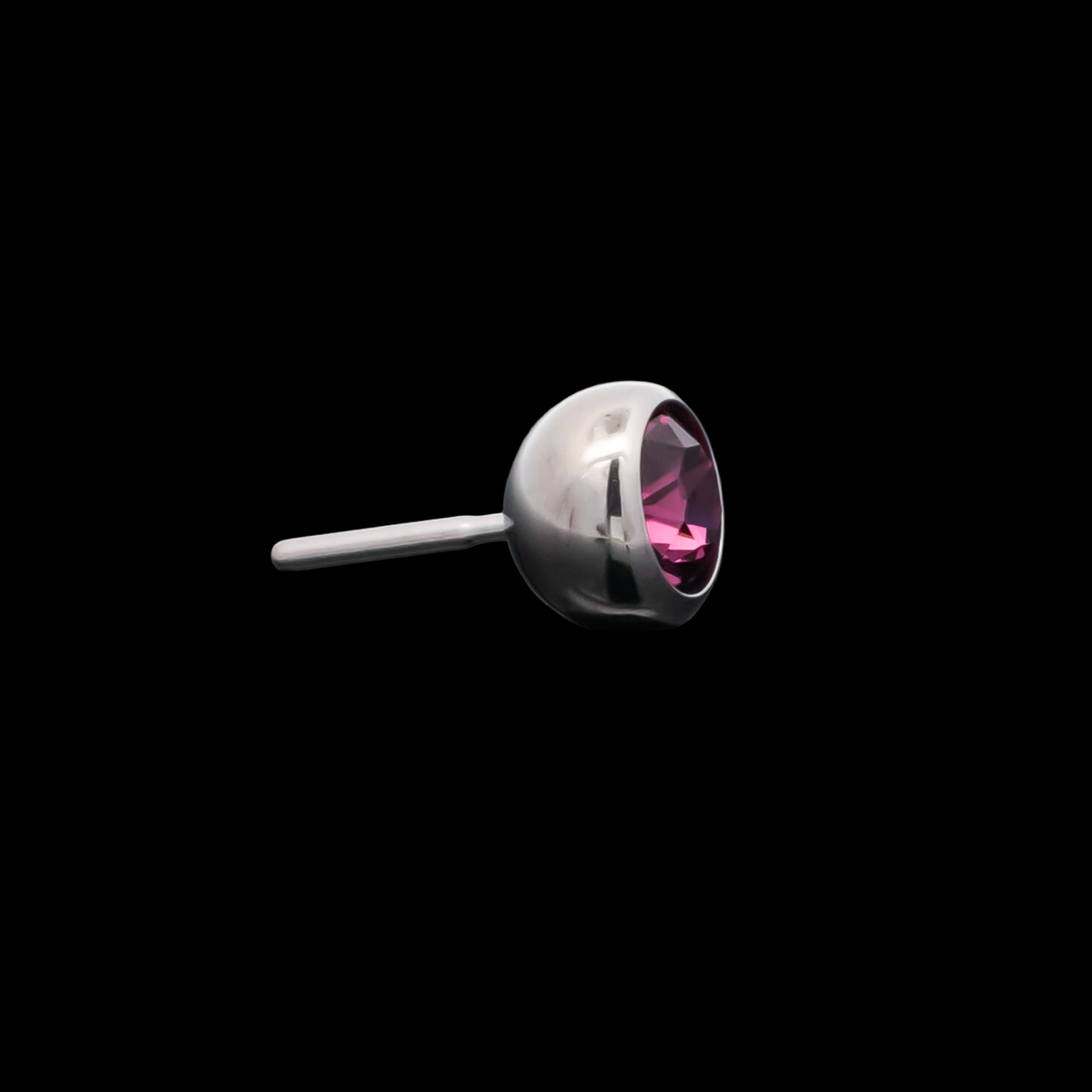 Milo – Threadless Crystal Ball End - Khrysos Jewelry