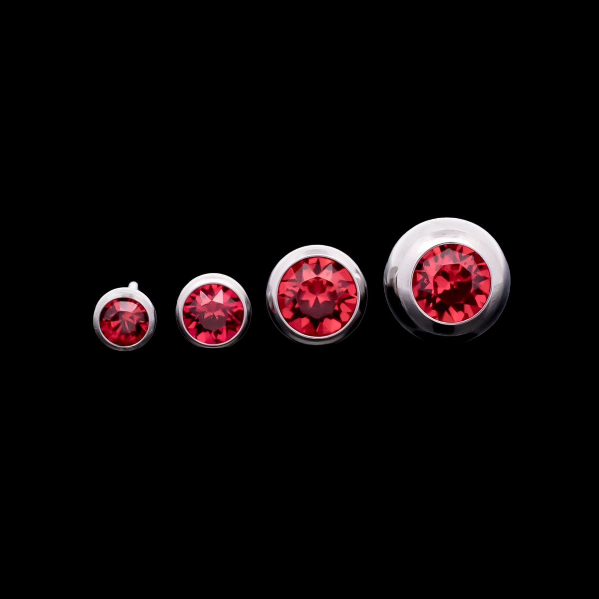 Milo – Threadless Crystal Ball End - Khrysos Jewelry