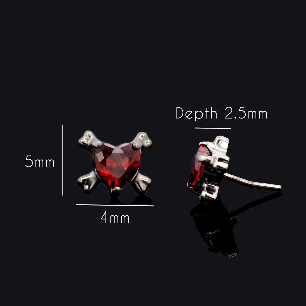 Dynasty - Titanium Threadless End - Khrysos Jewelry