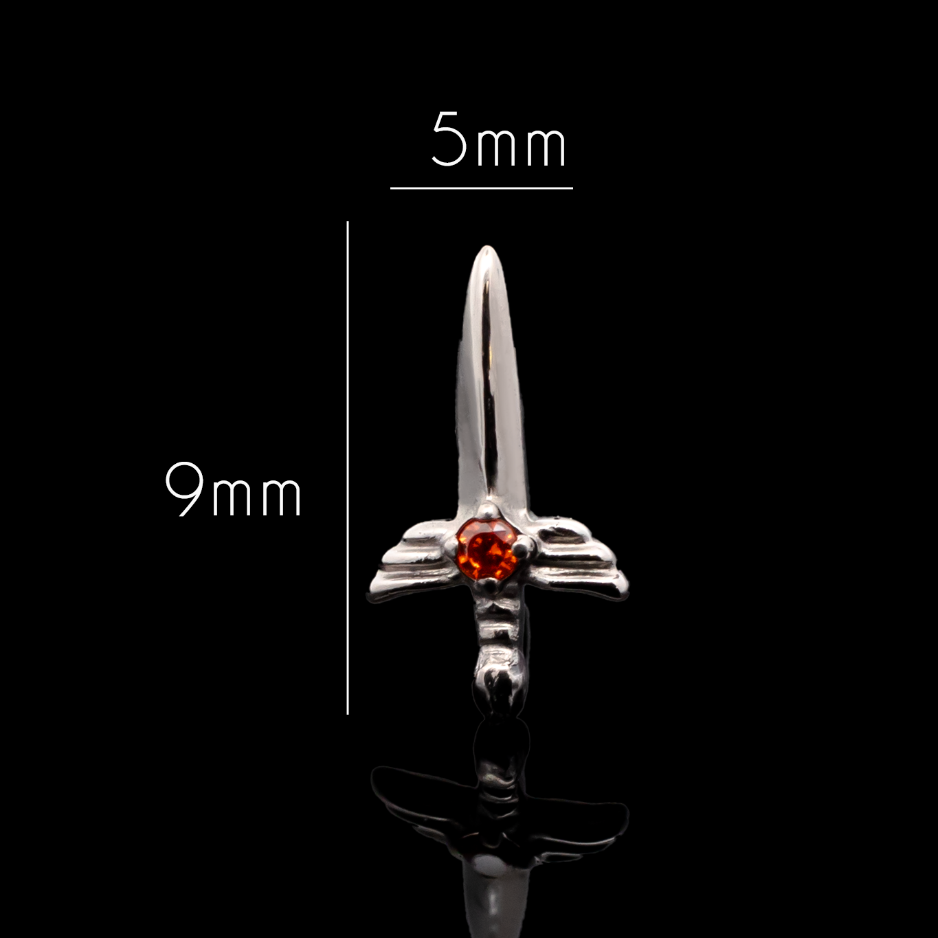 Sable - 16G Internally Threaded End - Khrysos Jewelry
