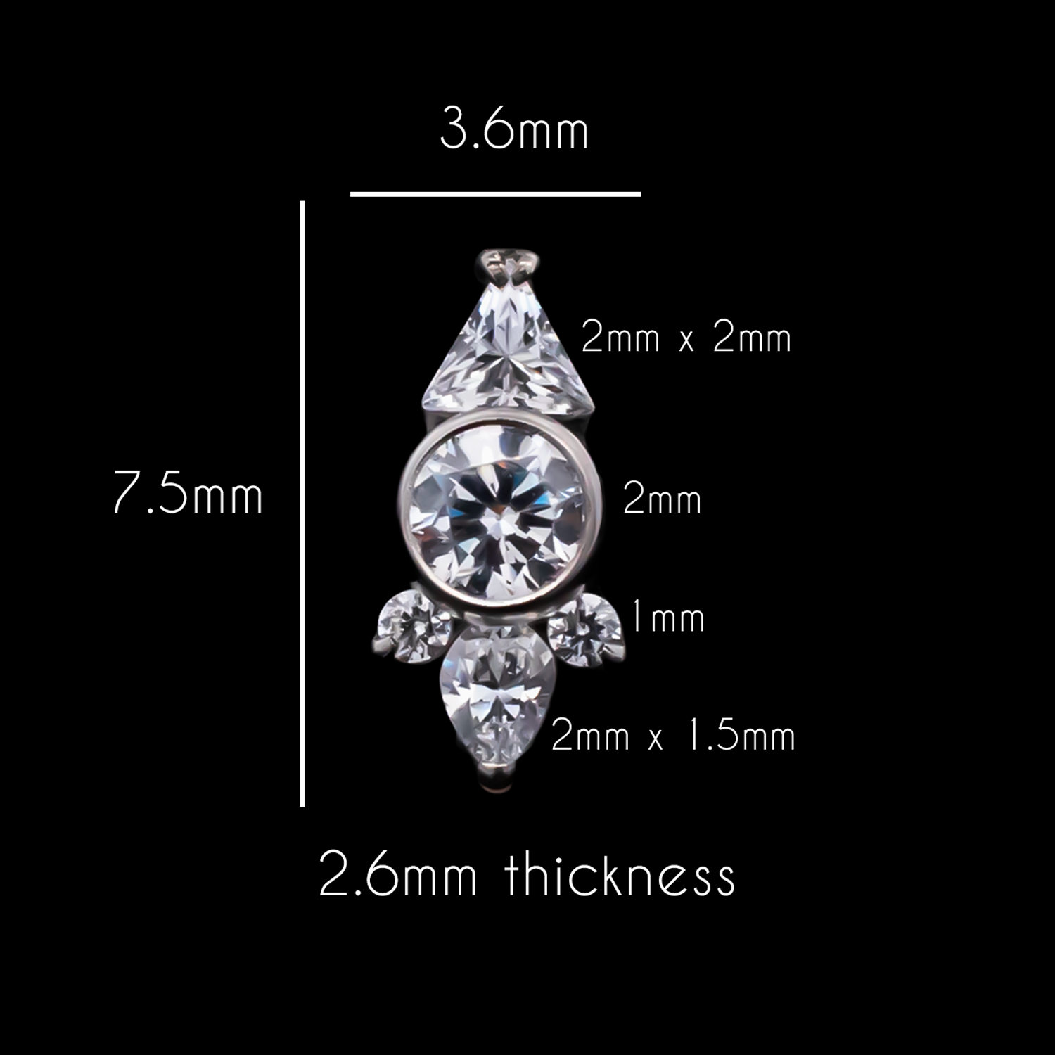 Odette - 16G Internally Threaded End