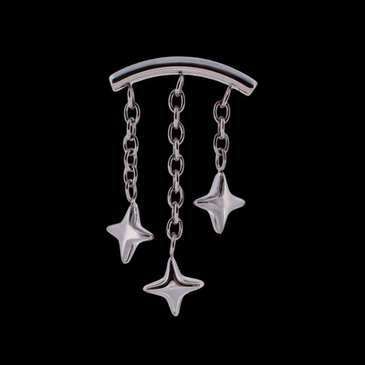 Starla  - Threadless Hidden Helix - Khrysos Jewelry