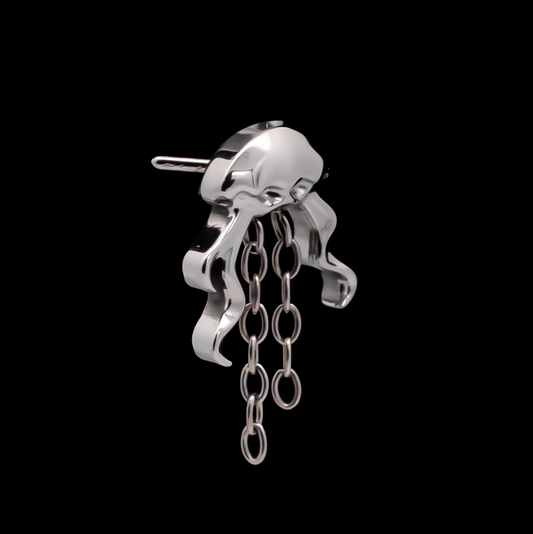 Delphine - Threadless End - Khrysos Jewelry