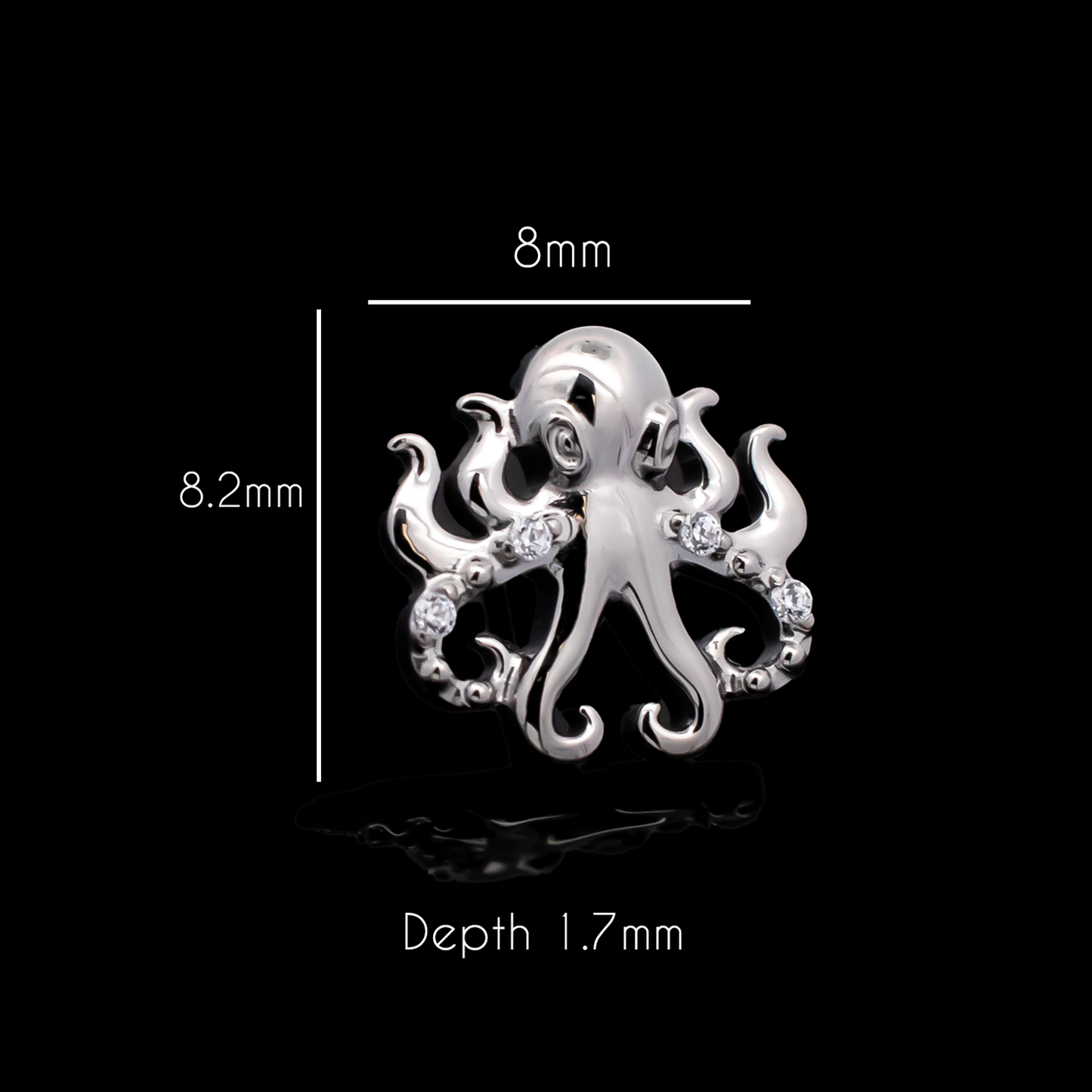 Corinne - 16G Internally Threaded End - Khrysos Jewelry