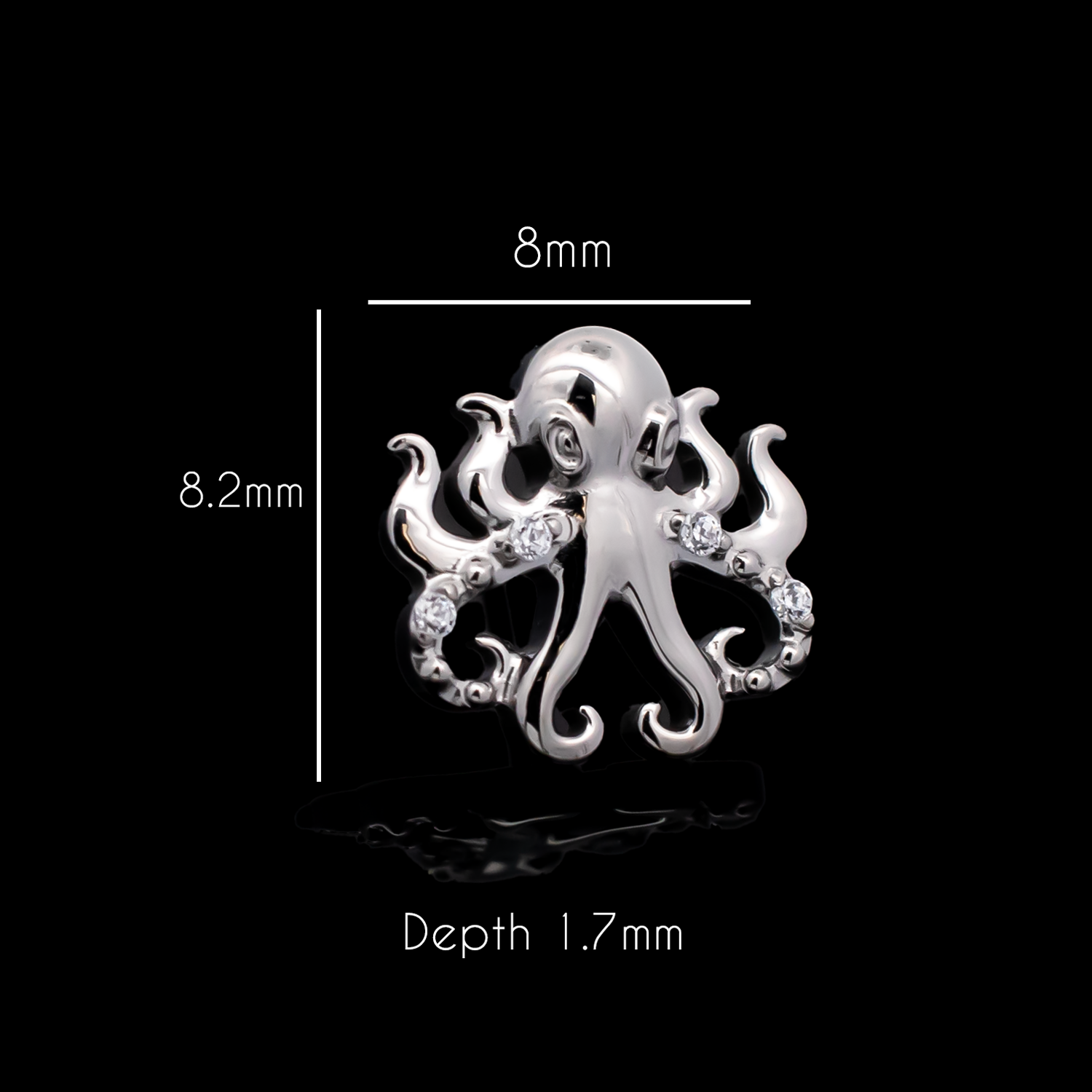 Corinne - 16G Internally Threaded End - Khrysos Jewelry