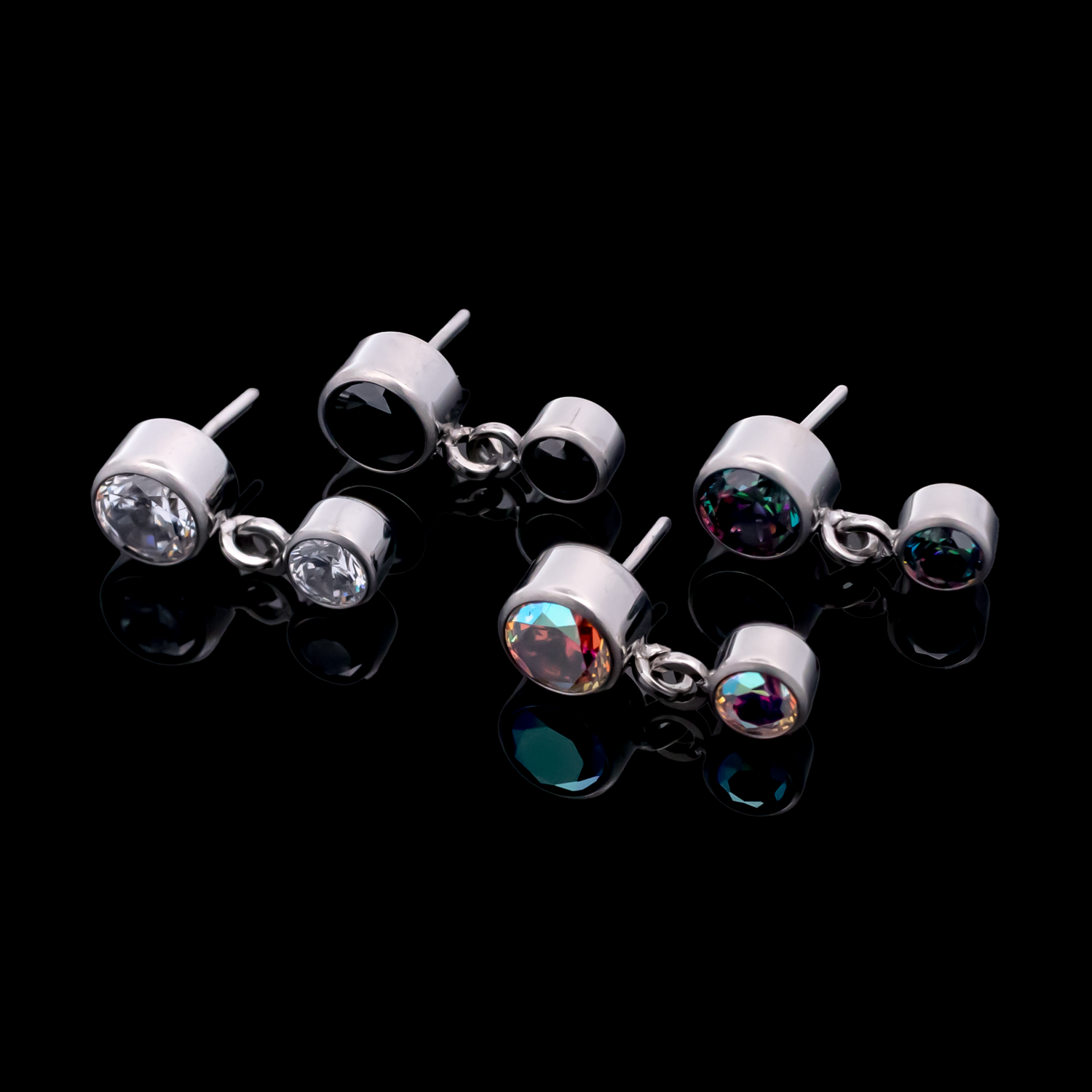 Jolie - Threadless End - Khrysos Jewelry