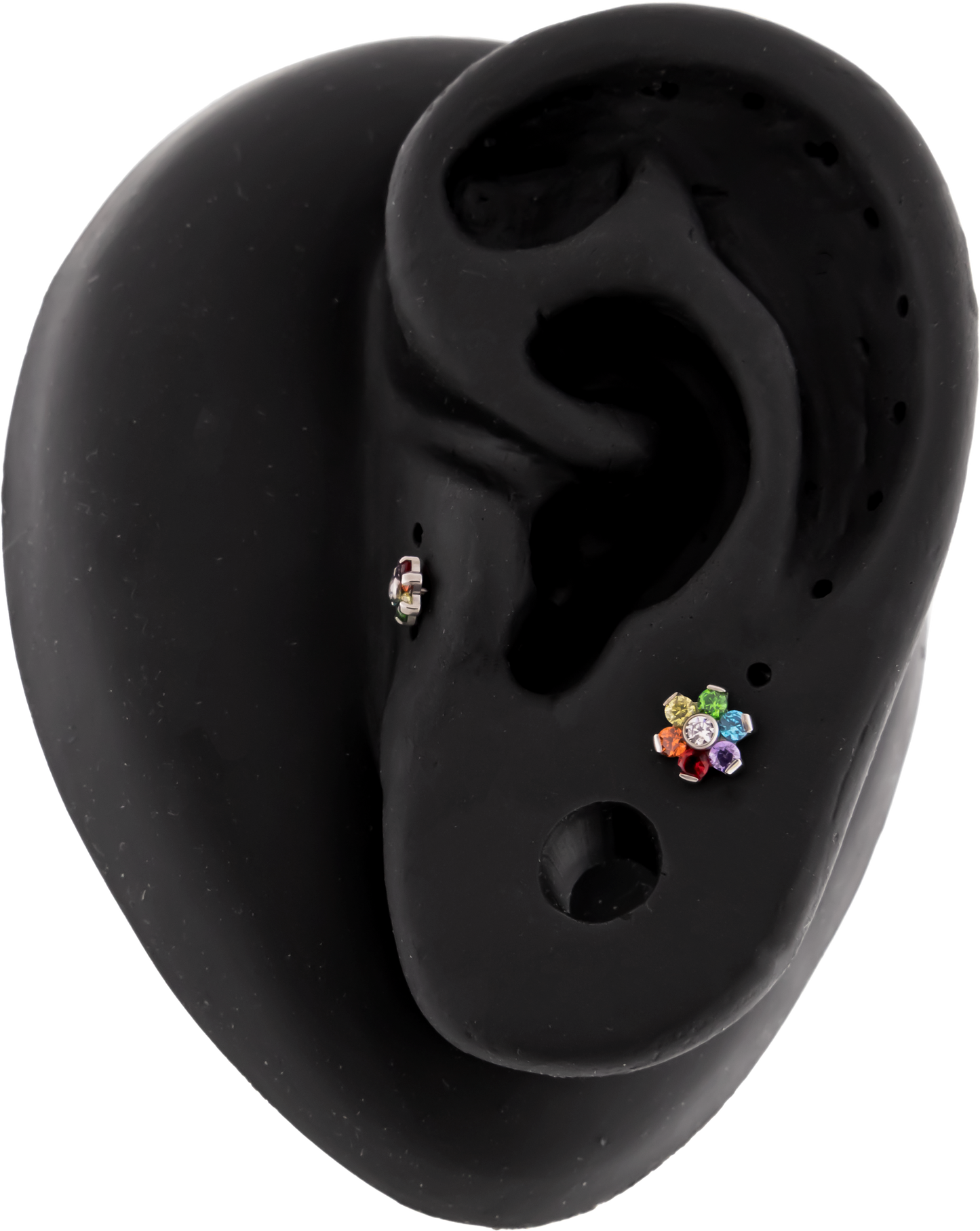 Botánica - Titanium Rainbow Internally Threaded End - Khrysos Jewelry