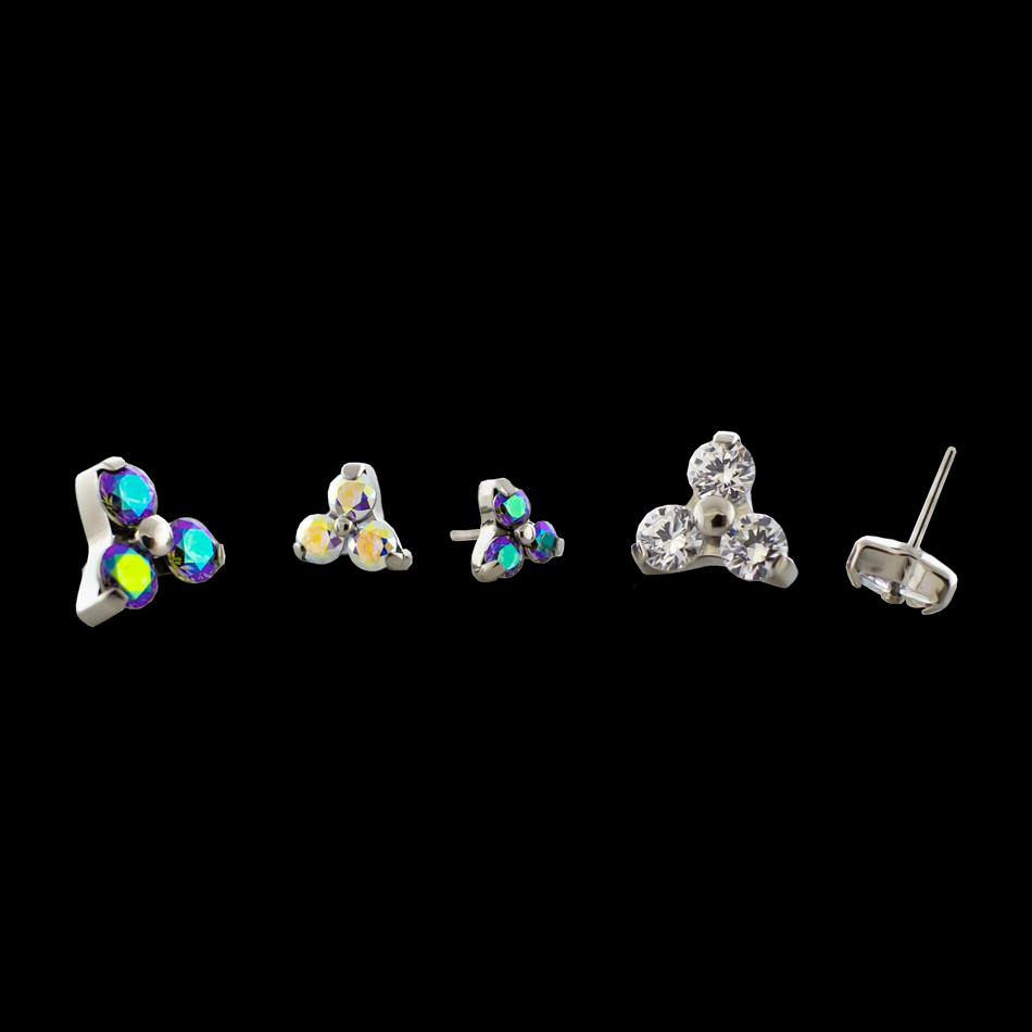 Trinity - Threadless Replacement End – Khrysos Jewelry