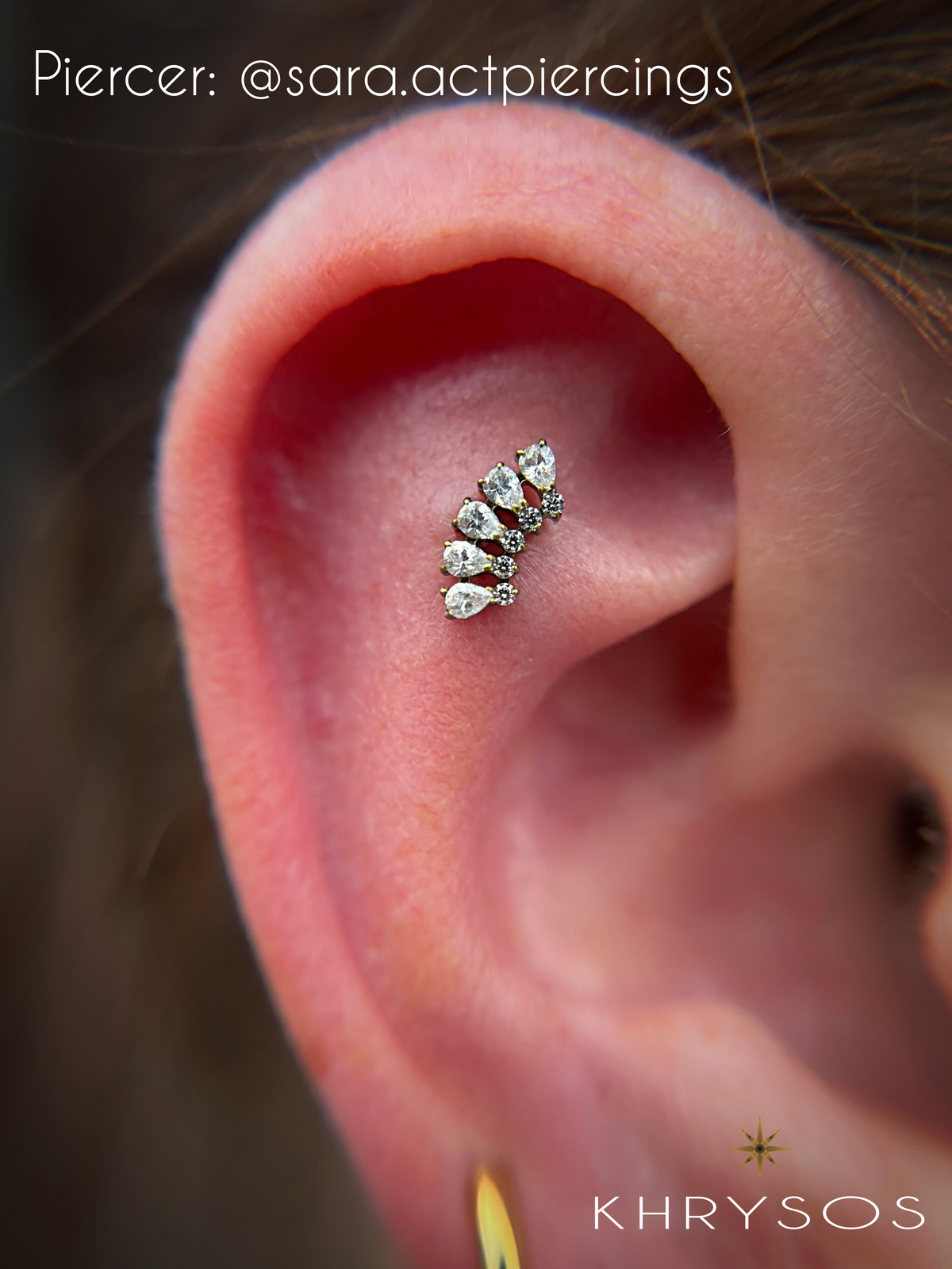 Vice - 16G Internally Threaded End - Khrysos Jewelry