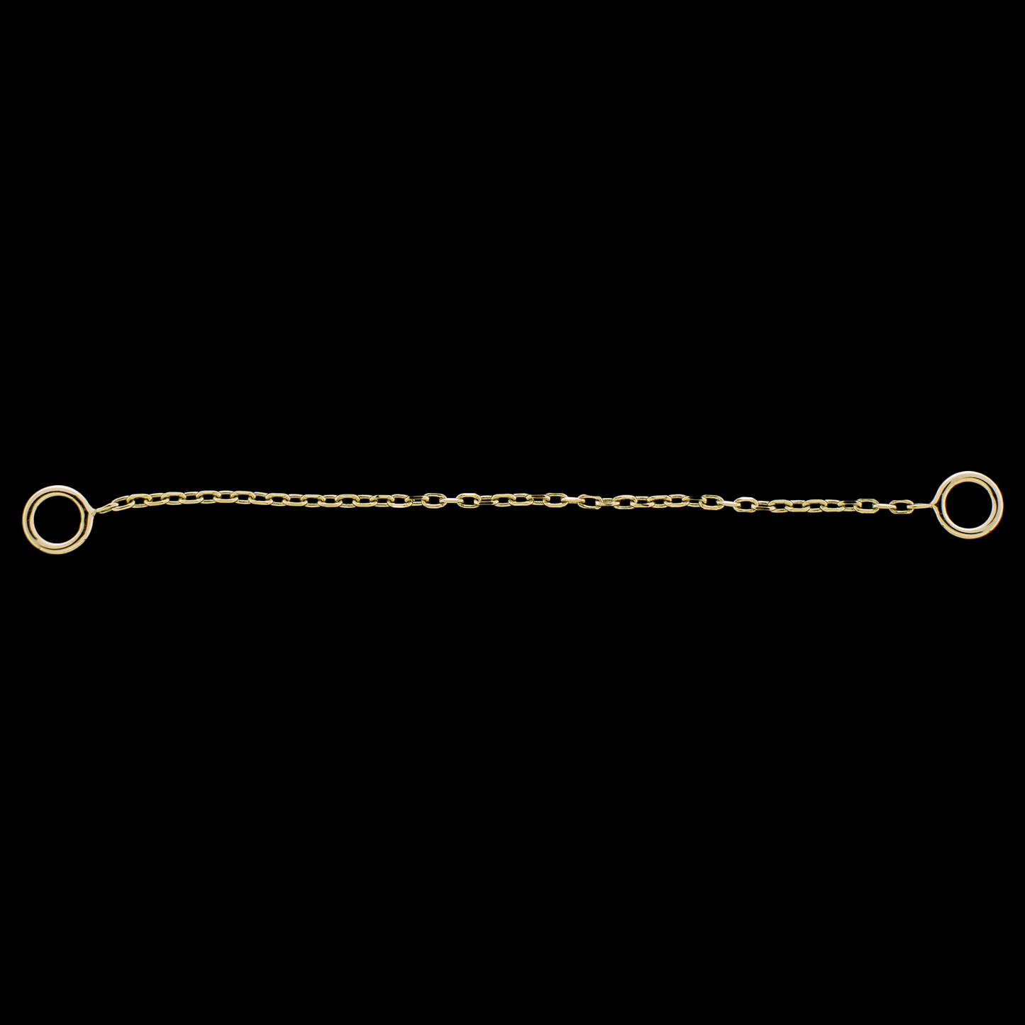 14KT Gold Chain- Elongated Links - Khrysos Jewelry