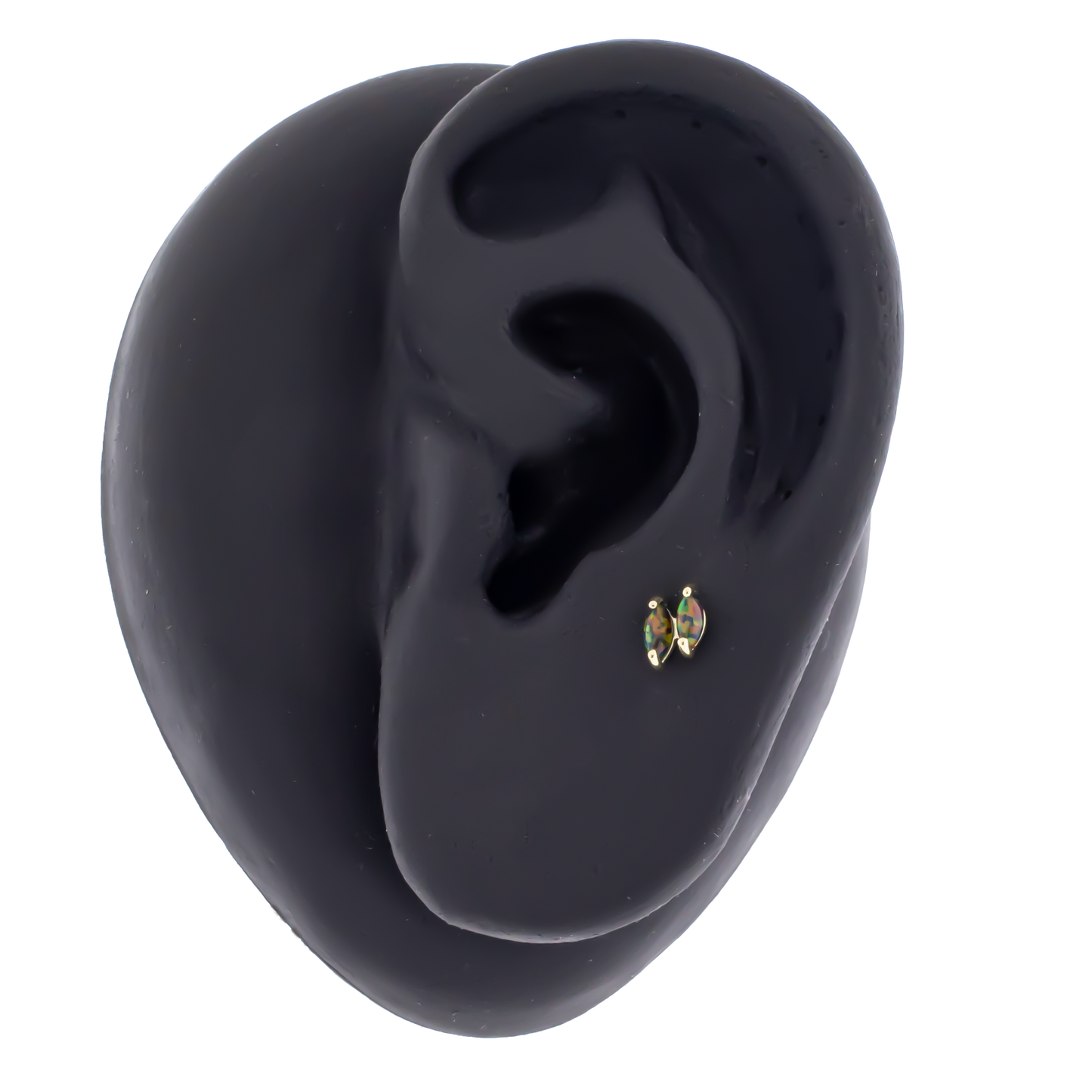 Zafira - 14KT Gold Threadless End - Khrysos Jewelry