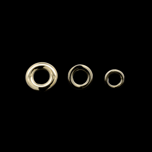 Oria – 14KT Gold Open Circle Threadless End