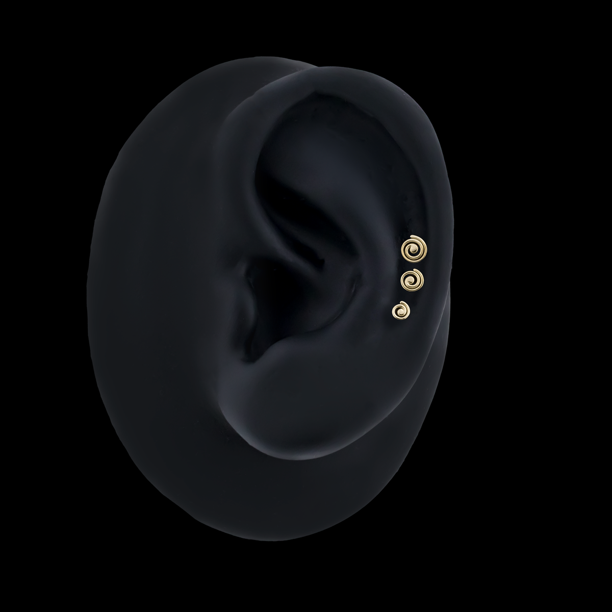 Cyralis – 14KT Gold Spiral Threadless End