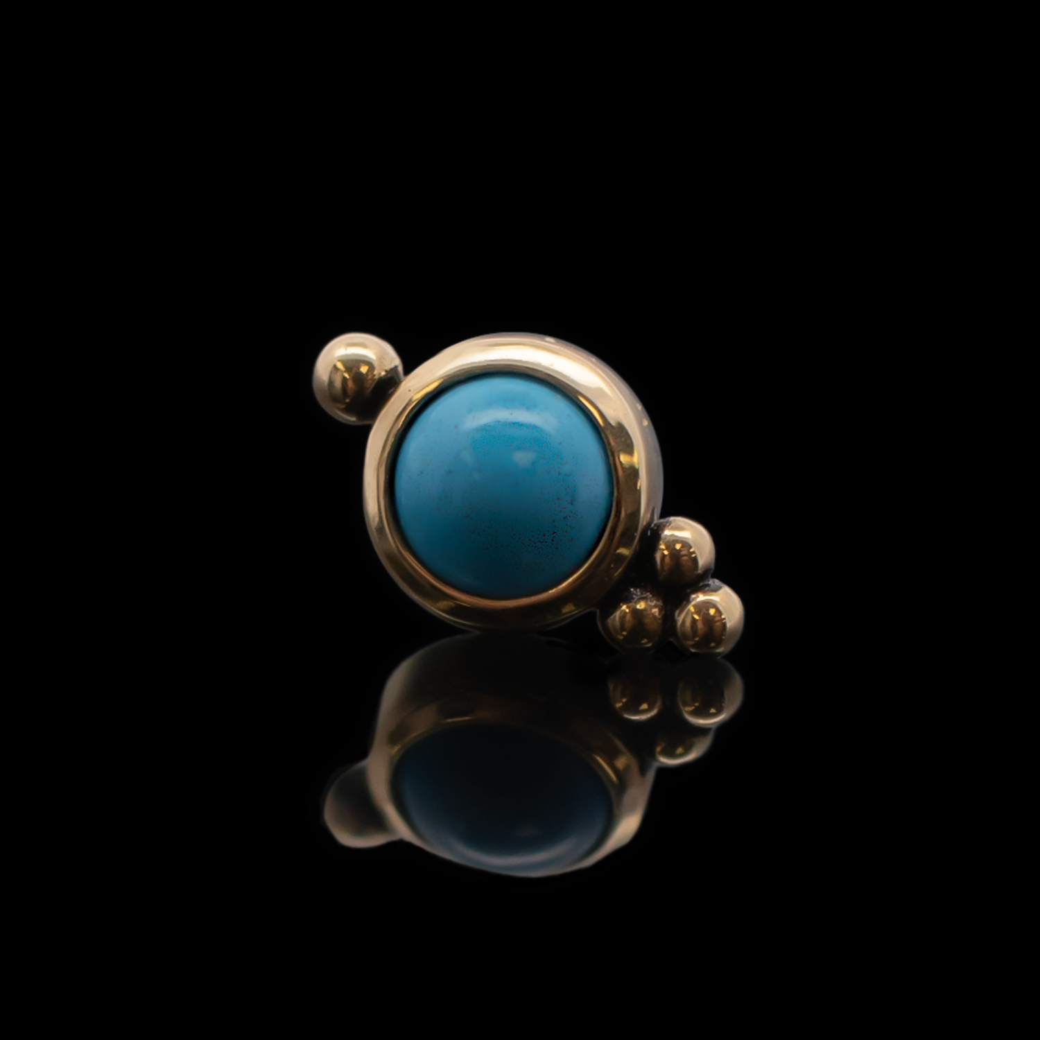 Lydia - 18kt Gold Threadless End - Khrysos Jewelry