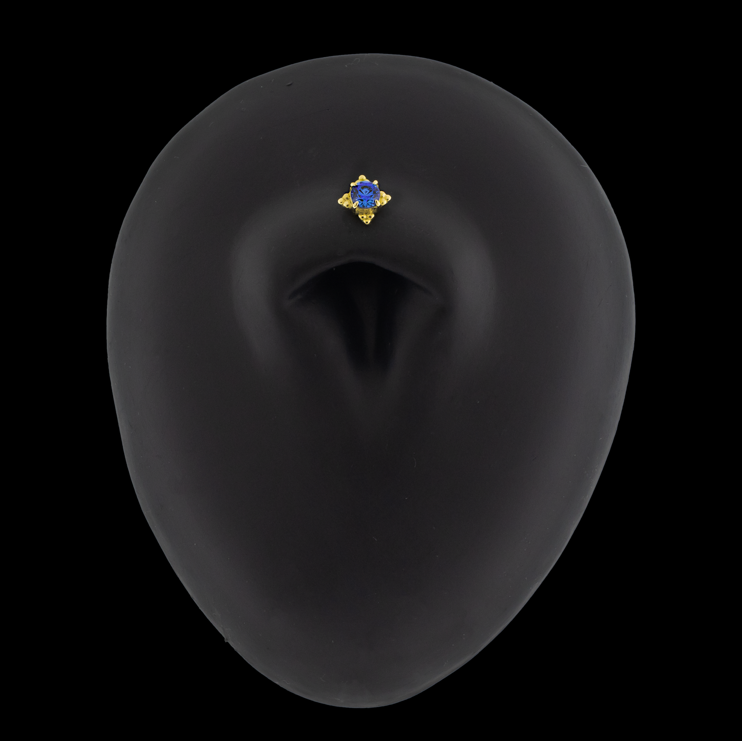 Wren - 18kt Gold Threadless End - Khrysos Jewelry