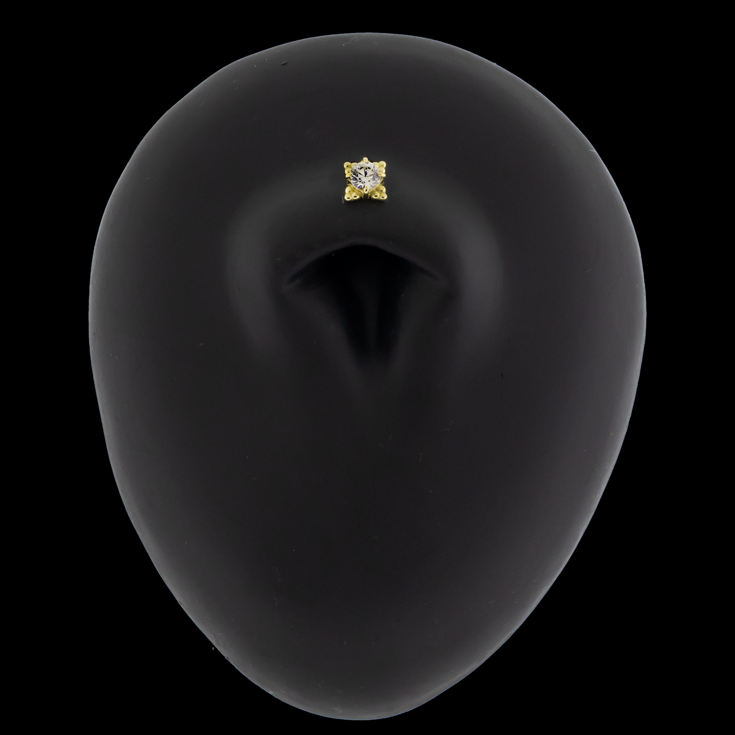 Wren - 18kt Gold Threadless End - Khrysos Jewelry