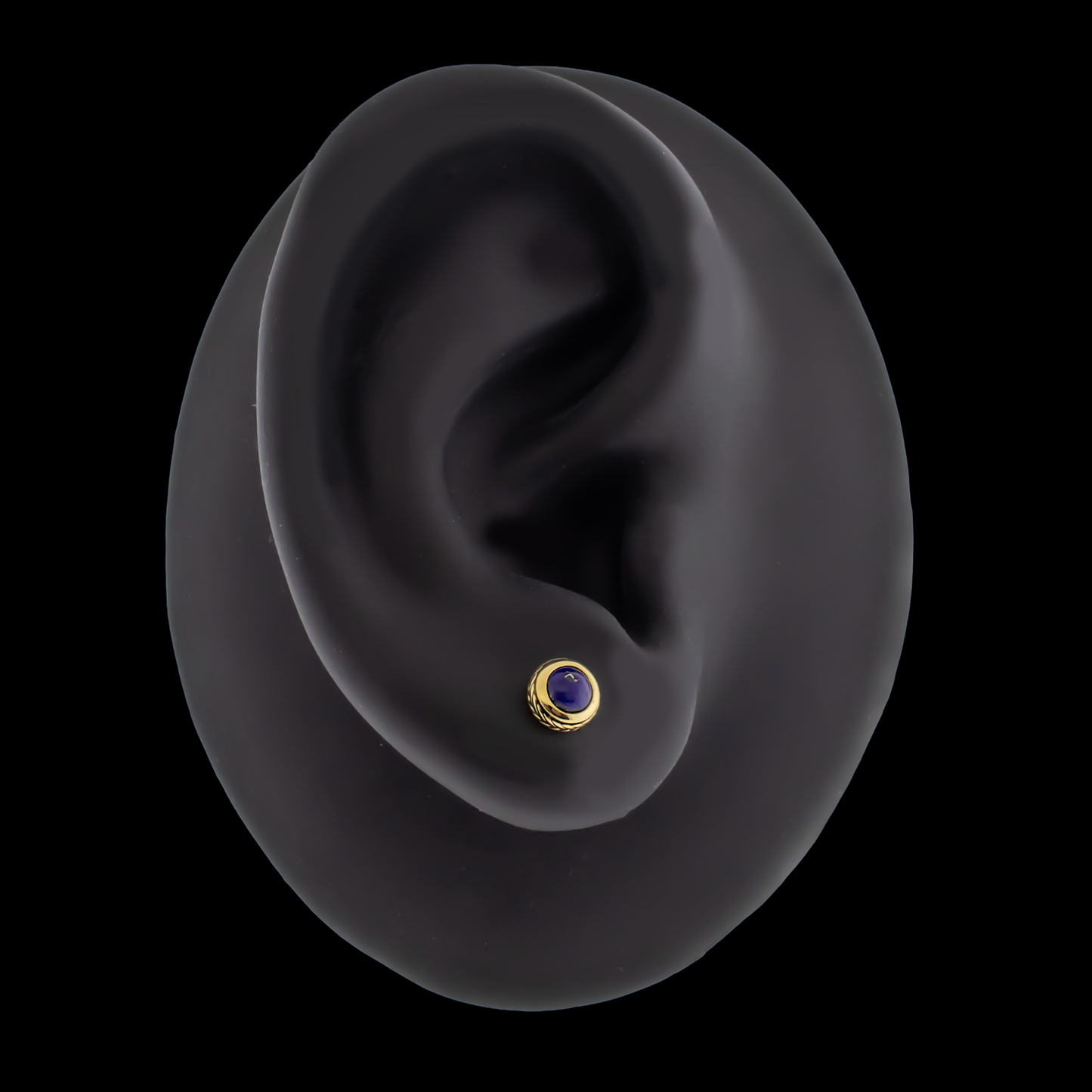 Laurel - 18kt Gold Threadless End - Khrysos Jewelry