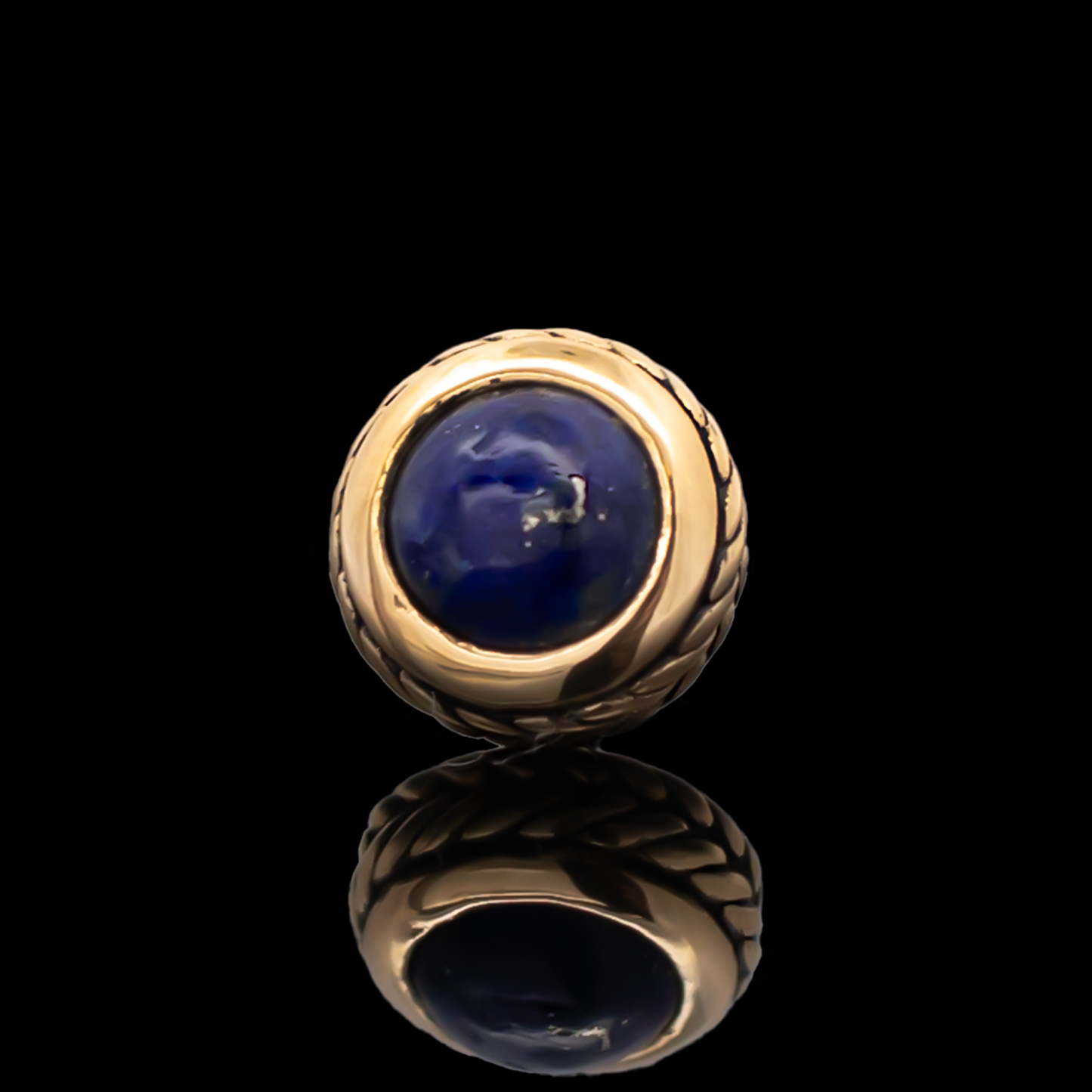 Laurel - 18kt Gold Threadless End - Khrysos Jewelry