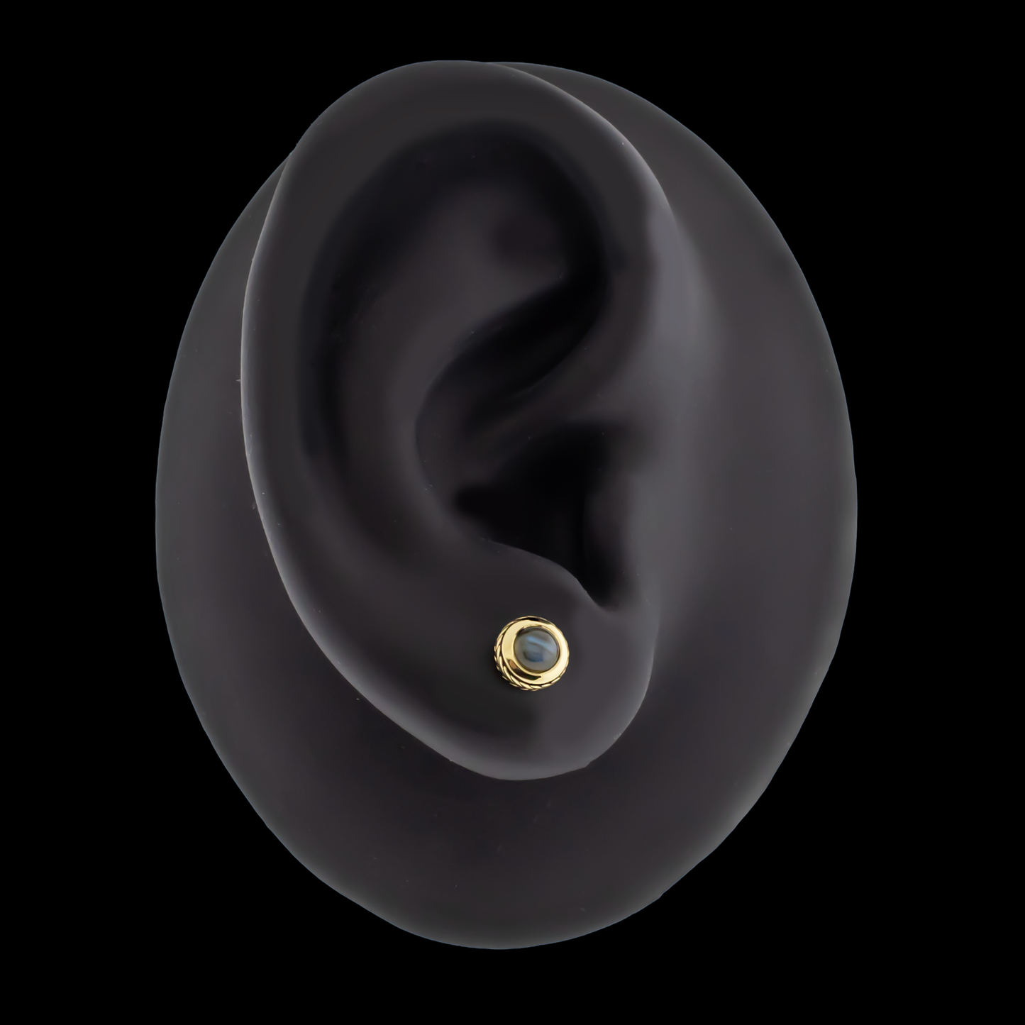 Laurel - 18kt Gold Threadless End - Khrysos Jewelry