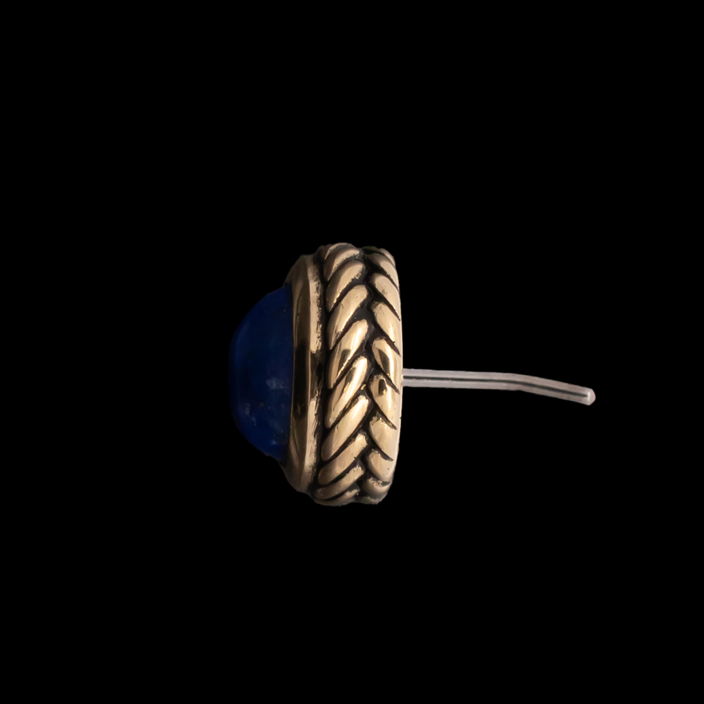 Laurel - 18kt Gold Threadless End - Khrysos Jewelry