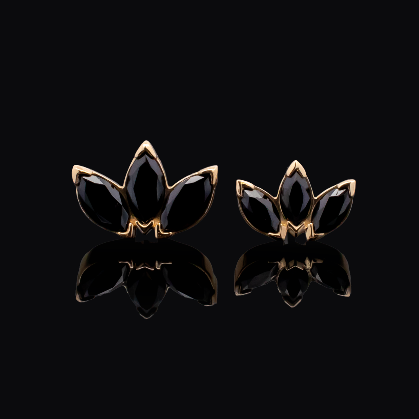 Eloria - 18kt Gold Threadless End - Khrysos Jewelry