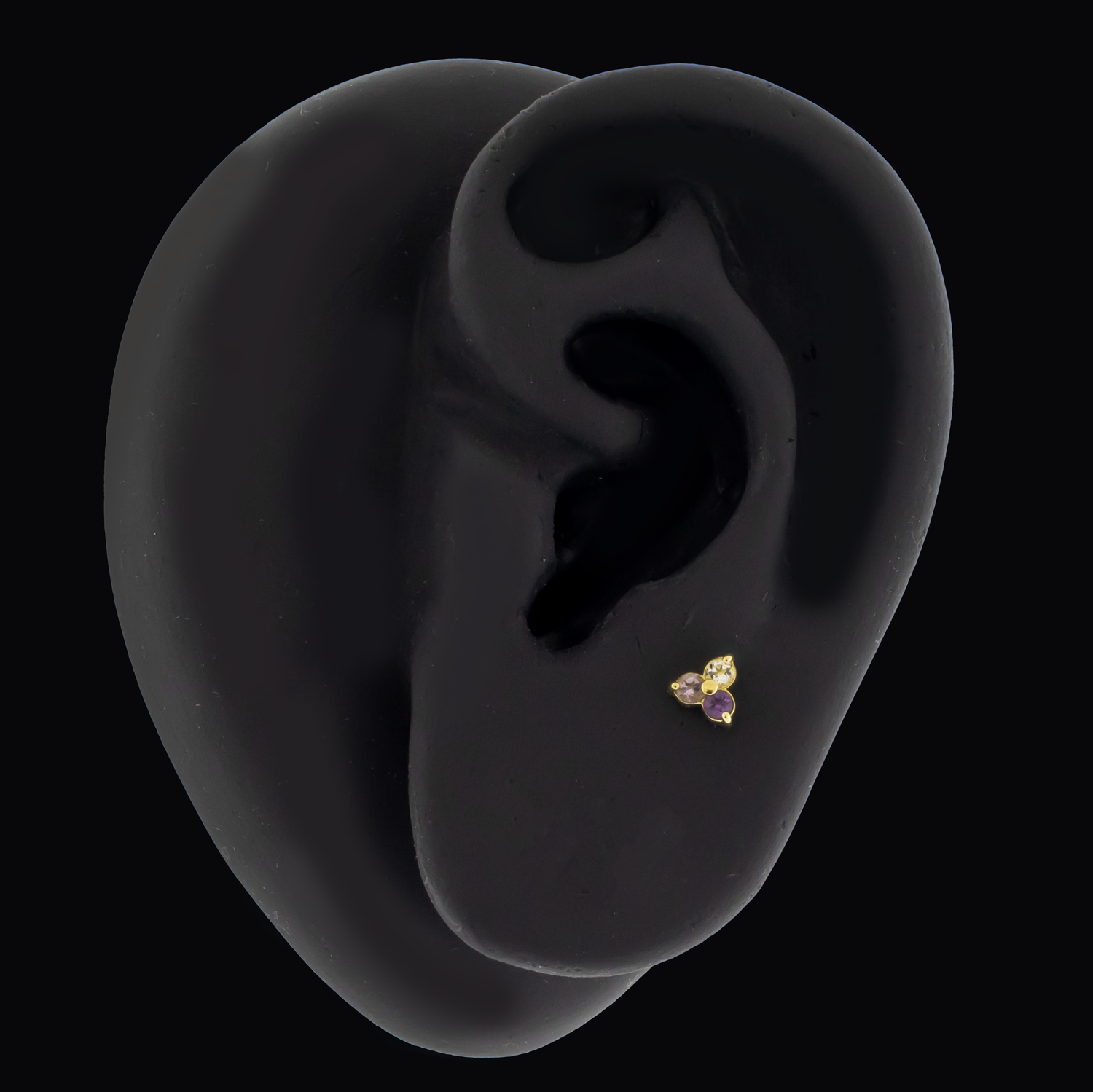Eleanor - 18kt Gold Threadless End - Khrysos Jewelry