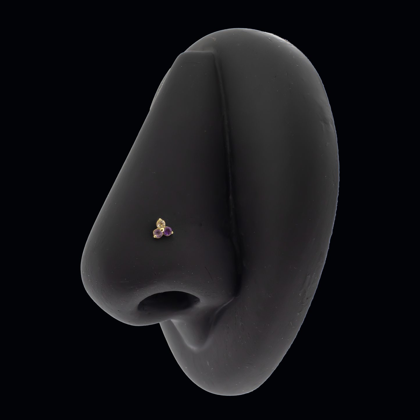 Eleanor - 18kt Gold Threadless End - Khrysos Jewelry