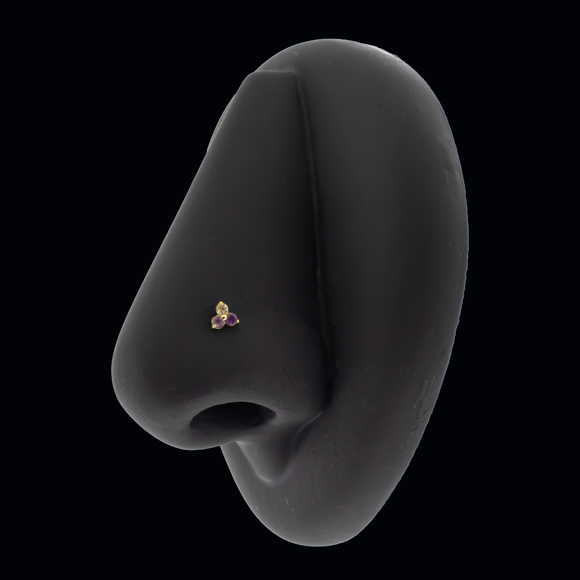 Eleanor - 18kt Gold Threadless End - Khrysos Jewelry