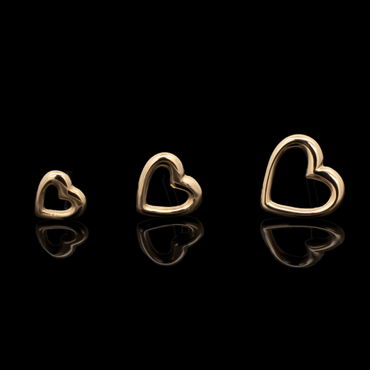 Riley - 18kt Gold Threadless End - Khrysos Jewelry