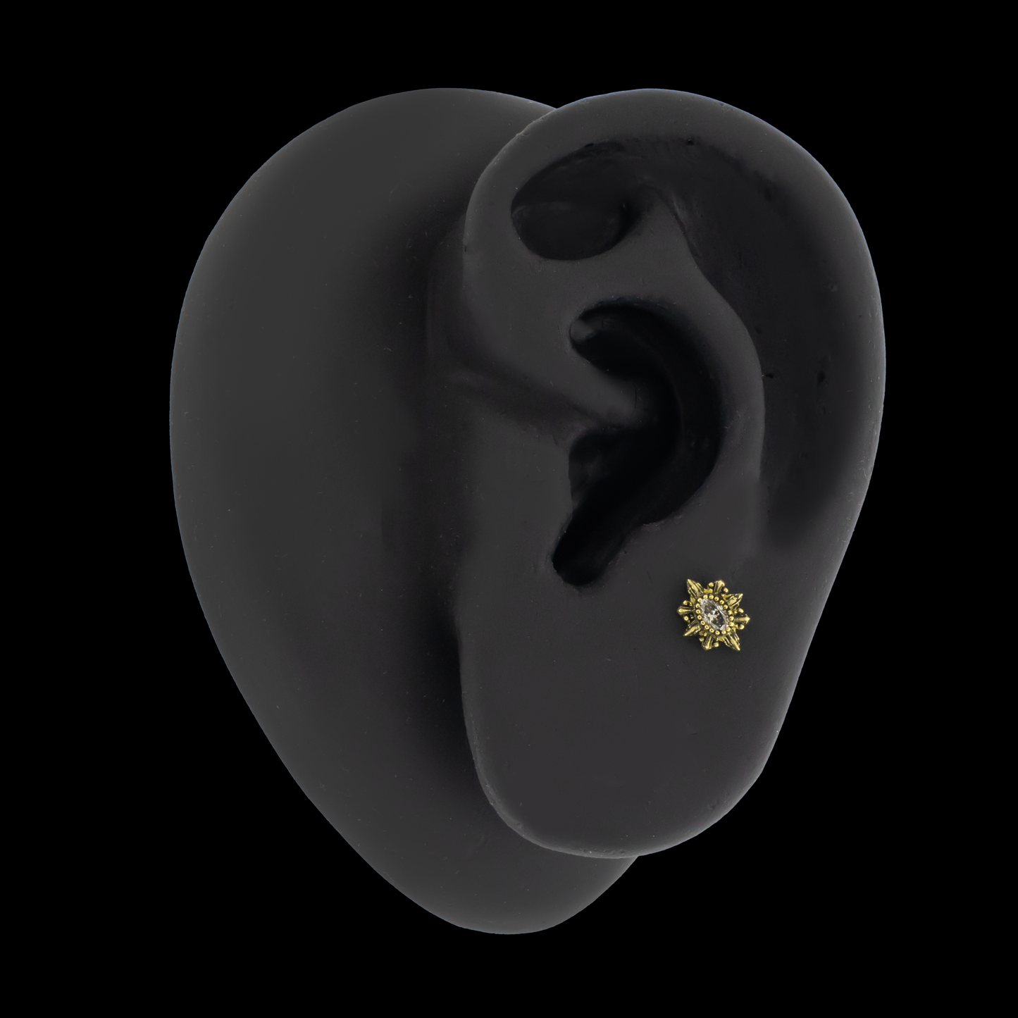 River - 18kt Gold Threadless End - Khrysos Jewelry