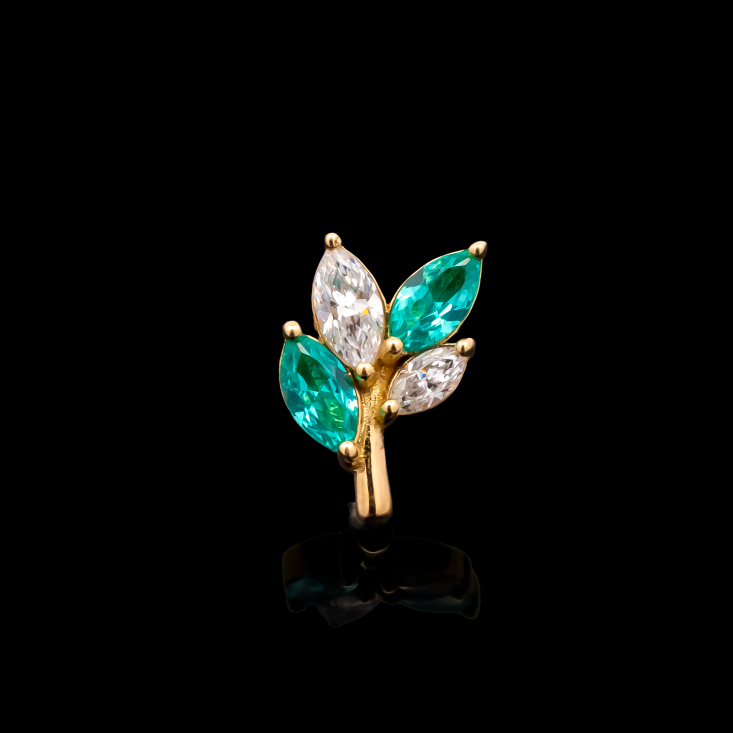 Valenza - 18kt Gold Threadless End - Khrysos Jewelry