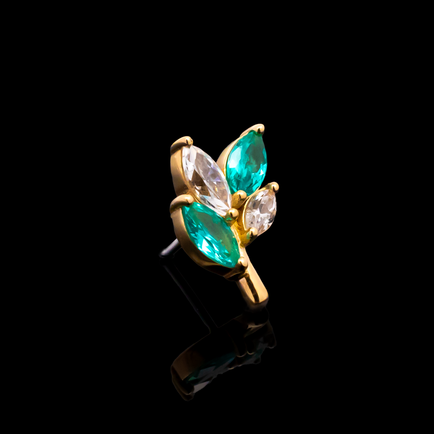 Valenza - 18kt Gold Threadless End - Khrysos Jewelry