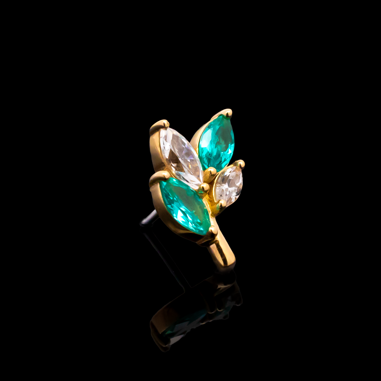 Valenza - 18kt Gold Threadless End - Khrysos Jewelry