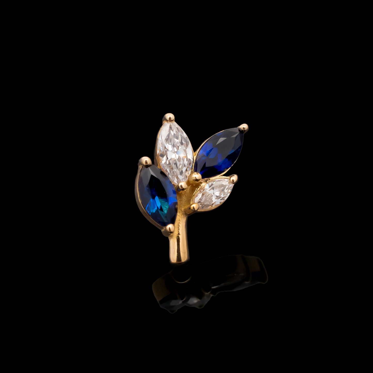 Valenza - 18kt Gold Threadless End - Khrysos Jewelry