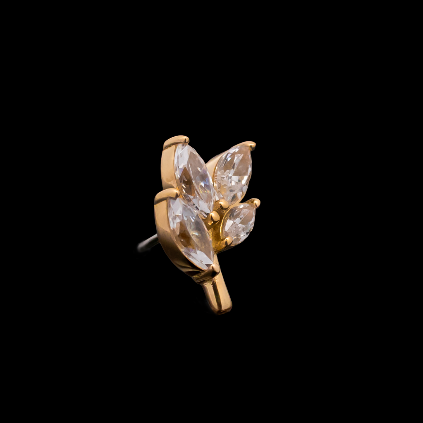 Valenza - 18kt Gold Threadless End - Khrysos Jewelry