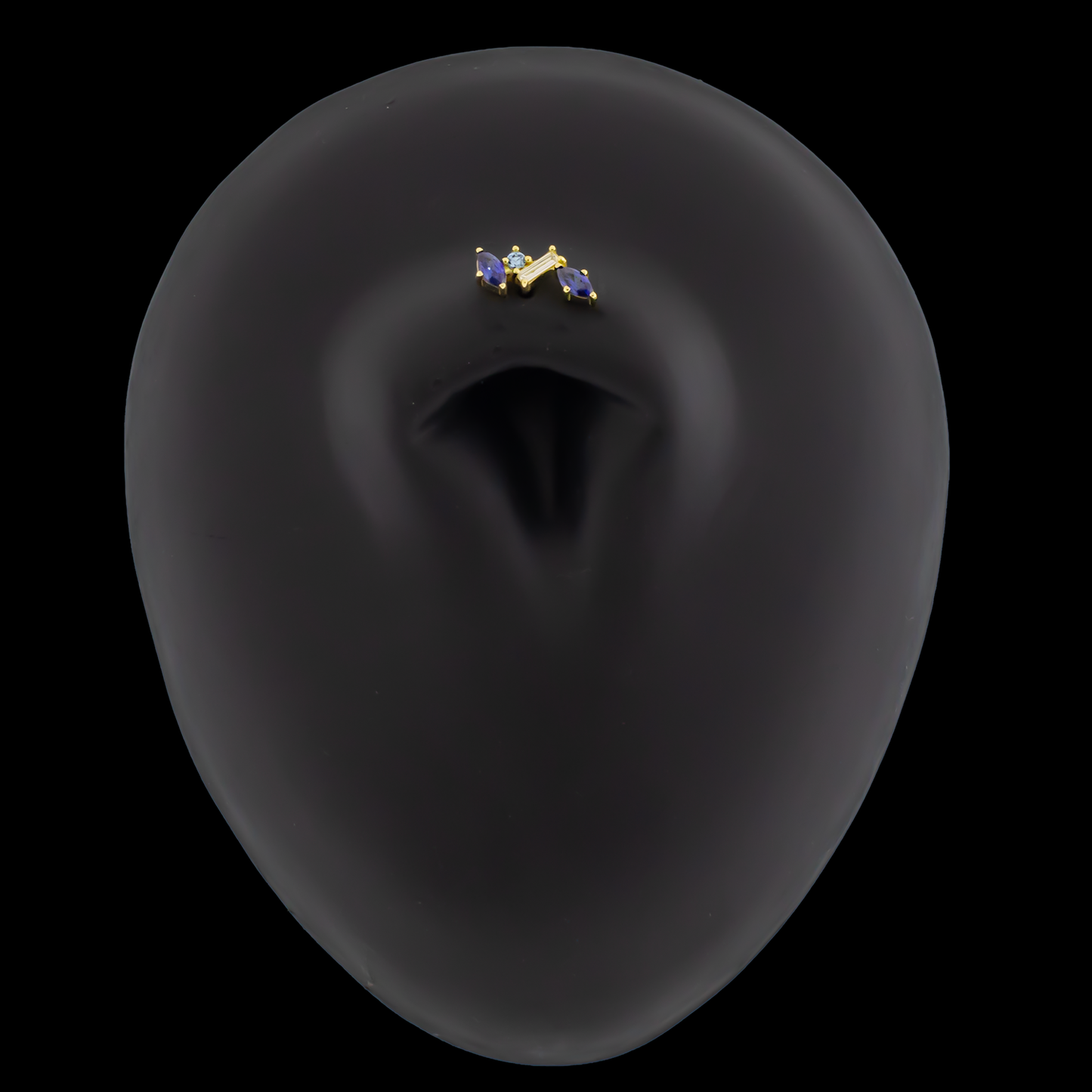 Ivy - 18kt Gold Threadless End - Khrysos Jewelry