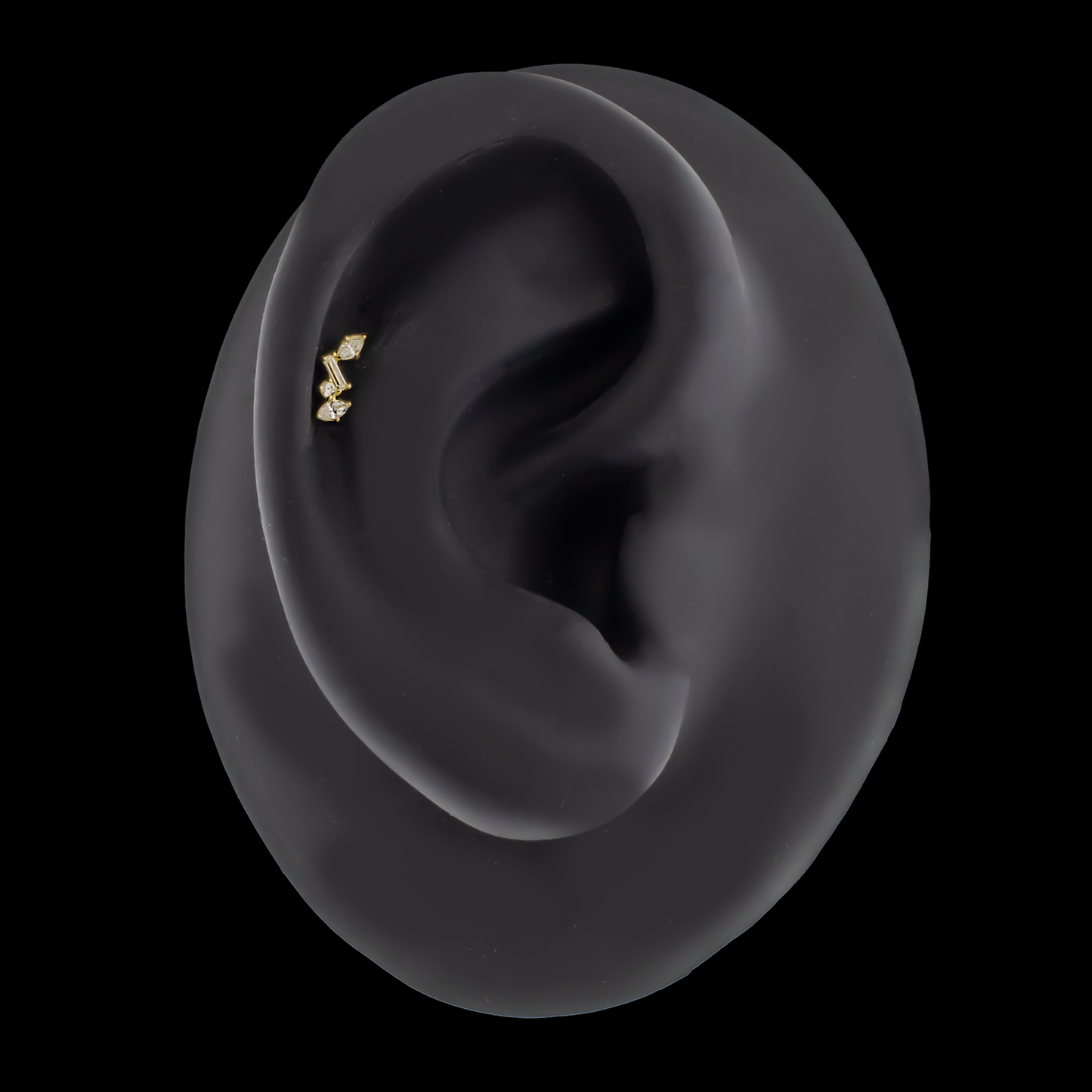 Ivy - 18kt Gold Threadless End - Khrysos Jewelry