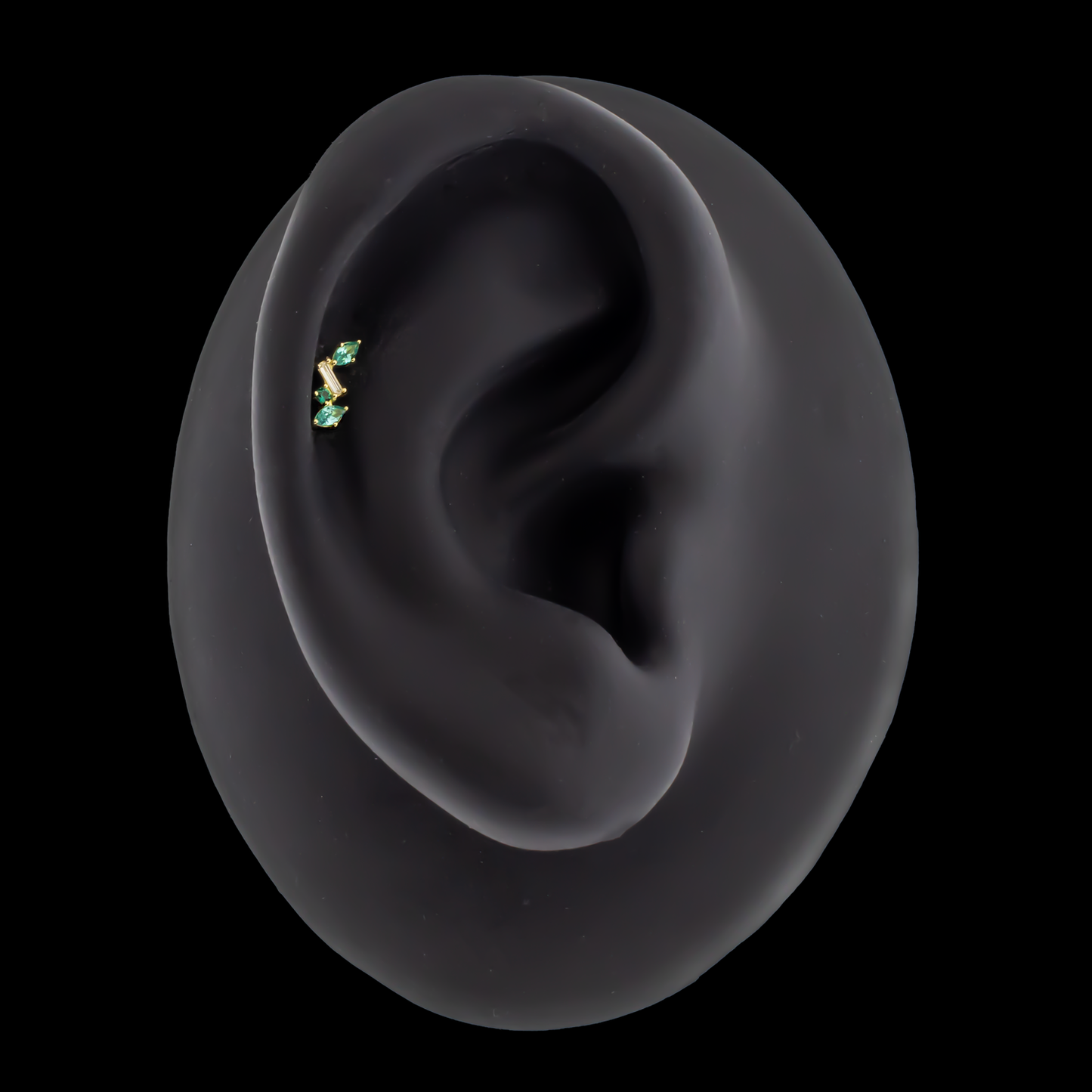 Ivy - 18kt Gold Threadless End - Khrysos Jewelry