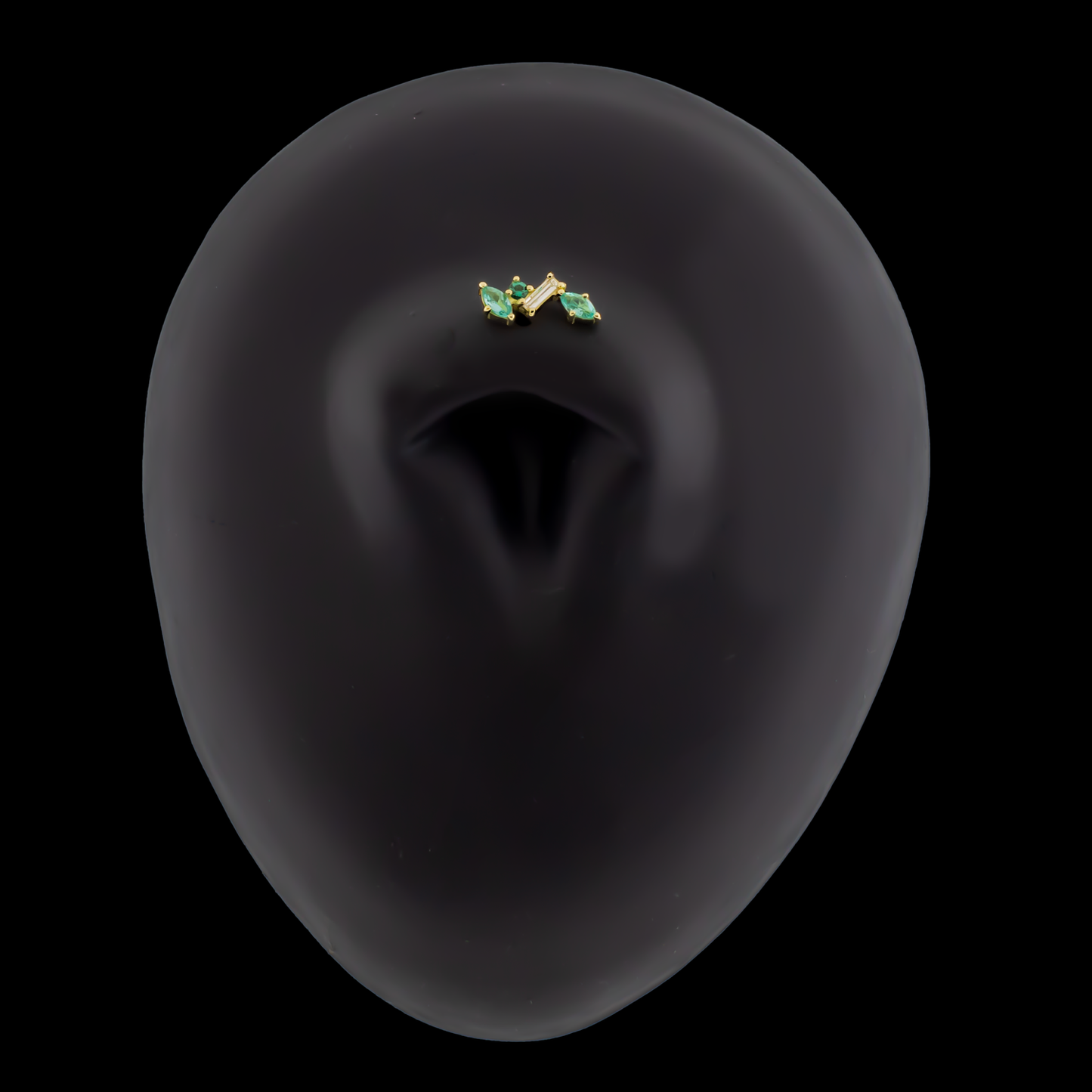 Ivy - 18kt Gold Threadless End - Khrysos Jewelry